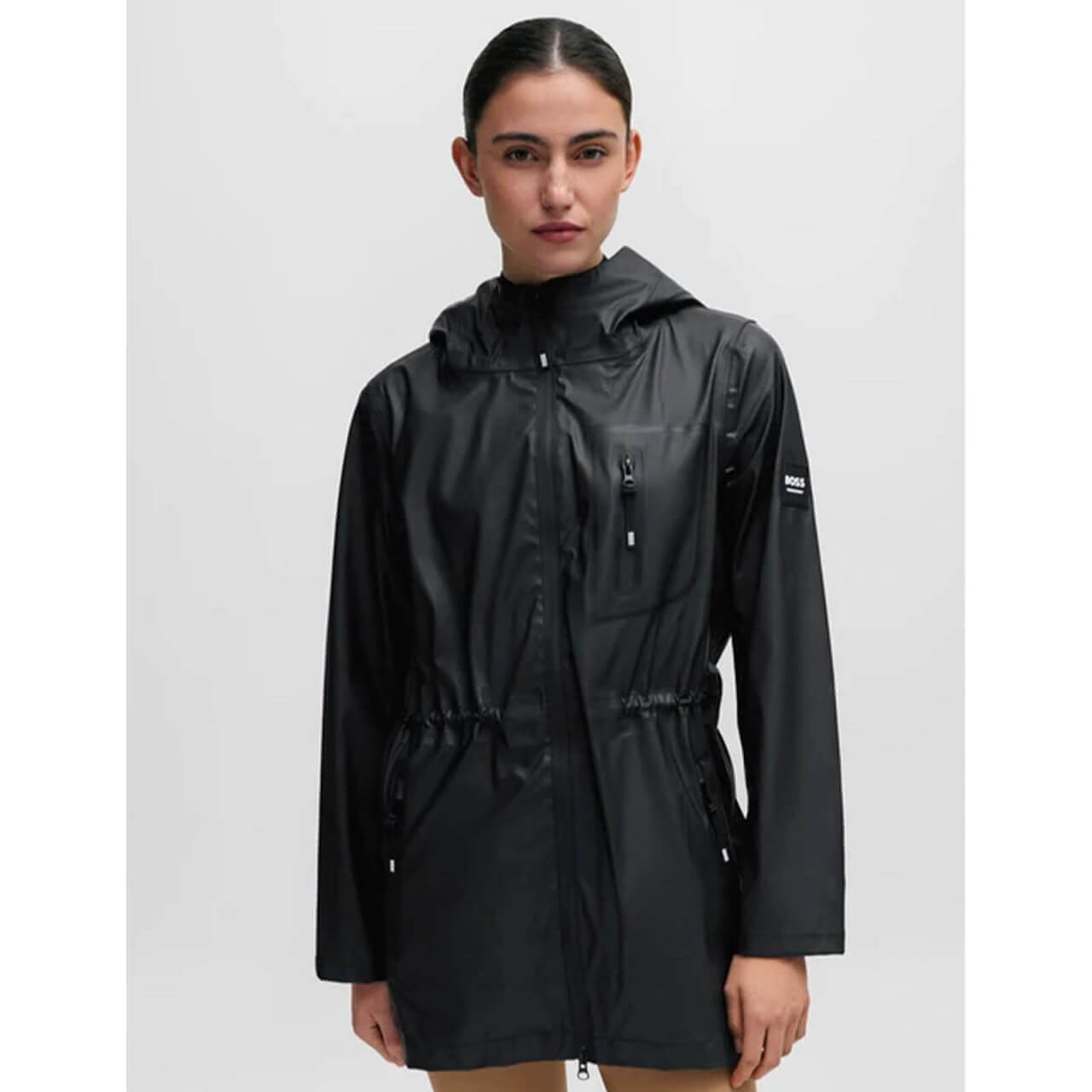 Boss Equestrian Regenmantel Damen Phoebe Signature Stripe FS 2024 Regenparka Boss Equestrian Regenmantel Damen Phoebe Signature Stripe FS 2024 Regenparka