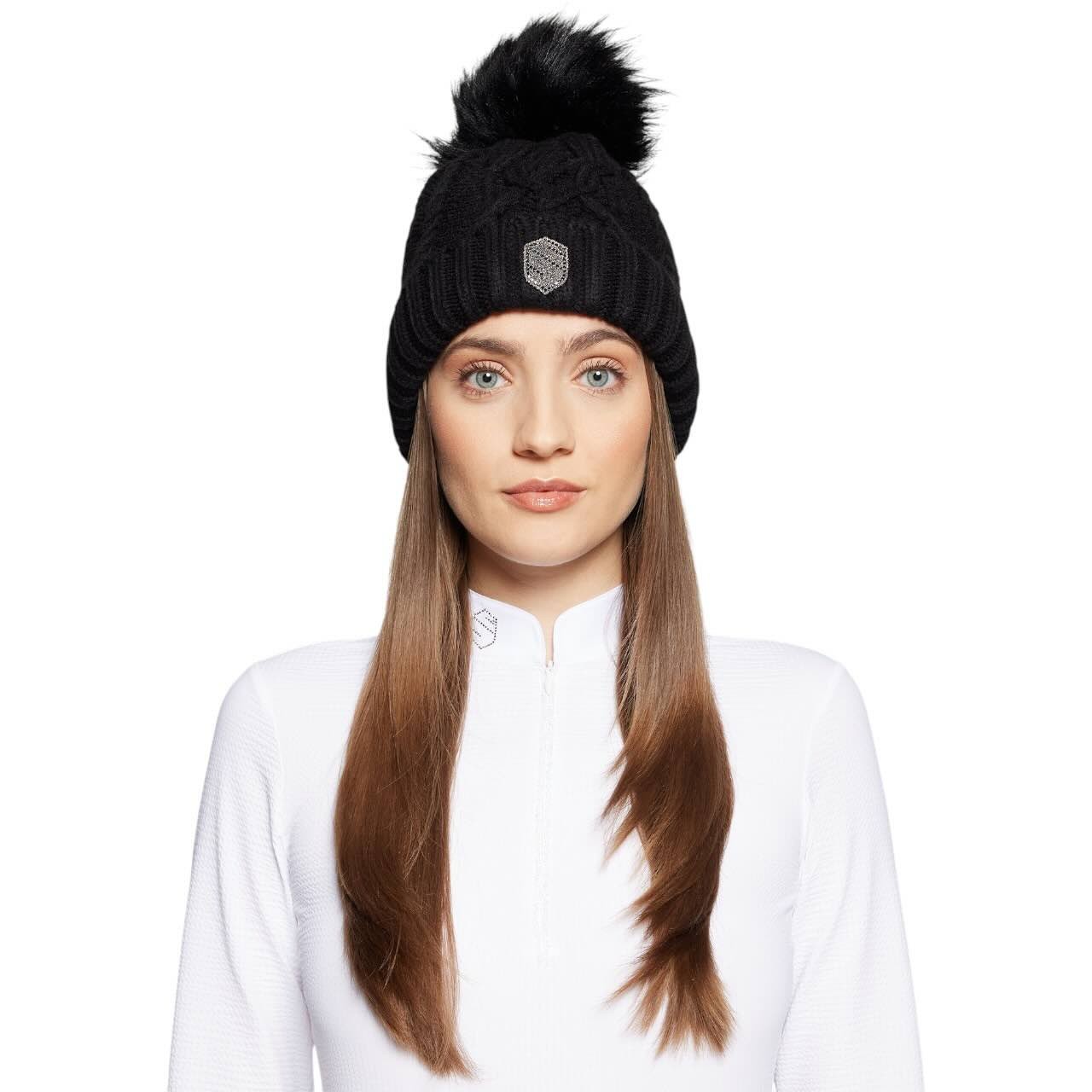 Samshield Mütze Damen Nora Crystal Intarsia HW 2025 Bommelmütze Samshield Mütze Damen Nora Crystal Intarsia HW 2025 Bommelmütze