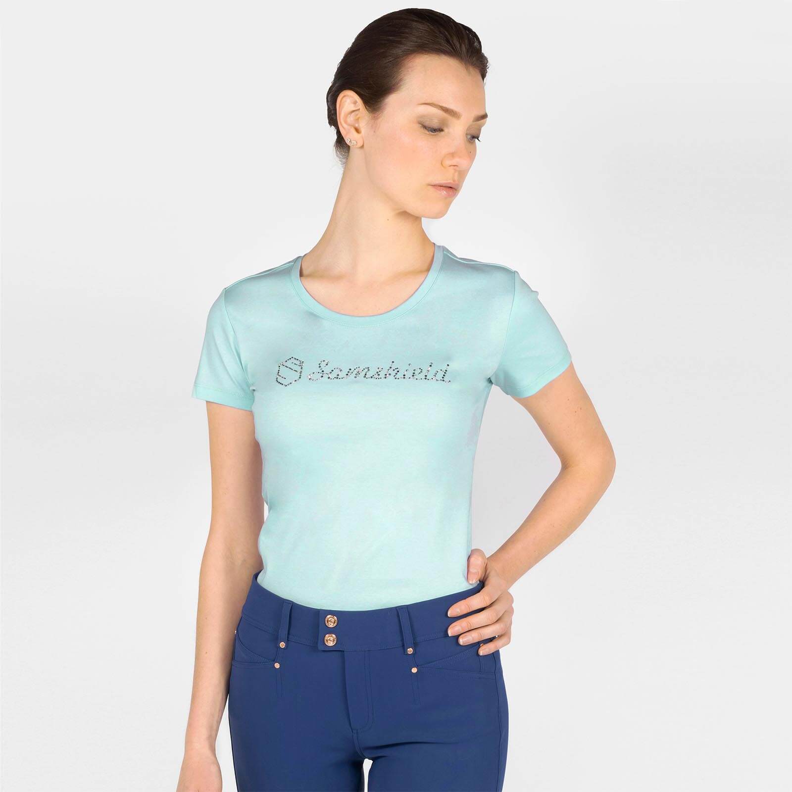 Samshield T-Shirt Damen Axelle Holographic FS 2022 Sea Green XL | kavalio - für mich und mein Pferd