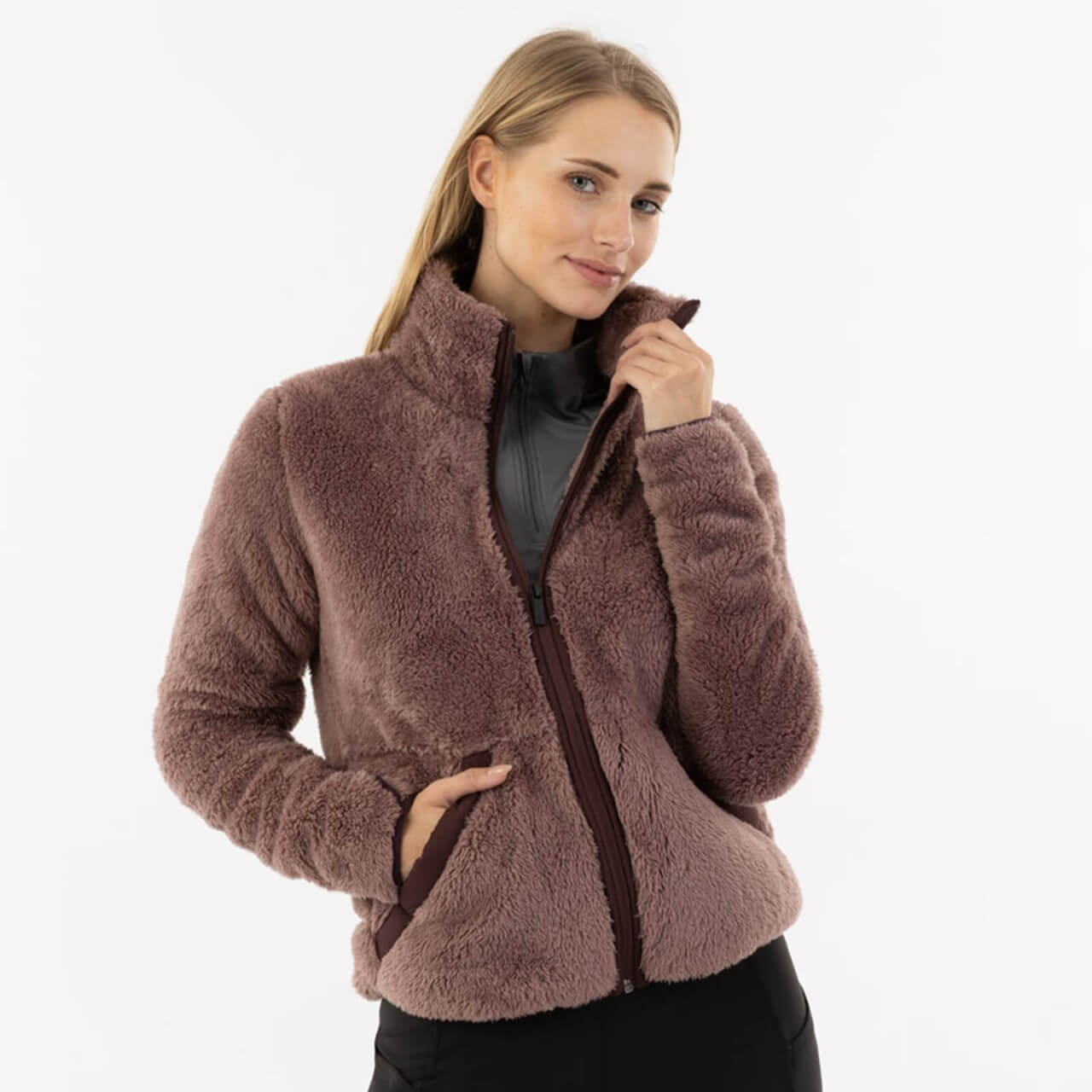 BR Jacke Damen Fatima HW 2024 Weiche Teddyjacke BR Jacke Damen Fatima HW 2024 Weiche Teddyjacke