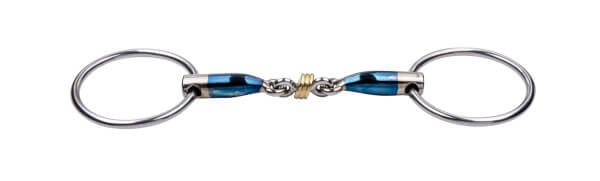 Wassertrense Brass Rings 16 mm Sweet Iron Rollengebiss Wassertrense Brass Rings 16 mm Sweet Iron Rollengebiss