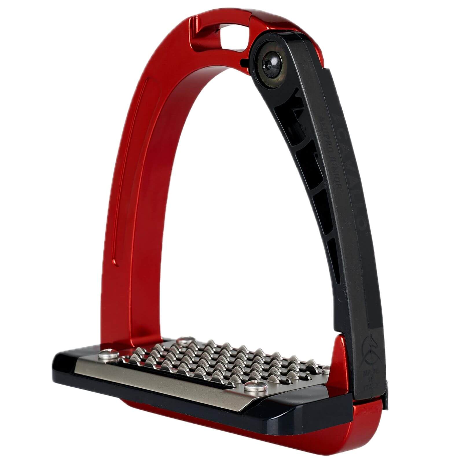 Acavallo Steigbügel Arena Alupro Junior Sicherheitssteigbügel Red Onesize | kavalio - für mich und mein Pferd