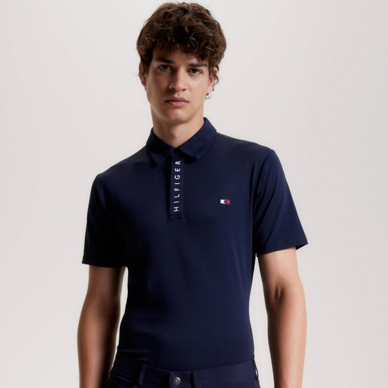 Tommy Hilfiger Equestrian Shirt Herren Short Sleeve Harlem Logo Polo Tommy Hilfiger Equestrian Shirt Herren Short Sleeve Harlem Logo Polo