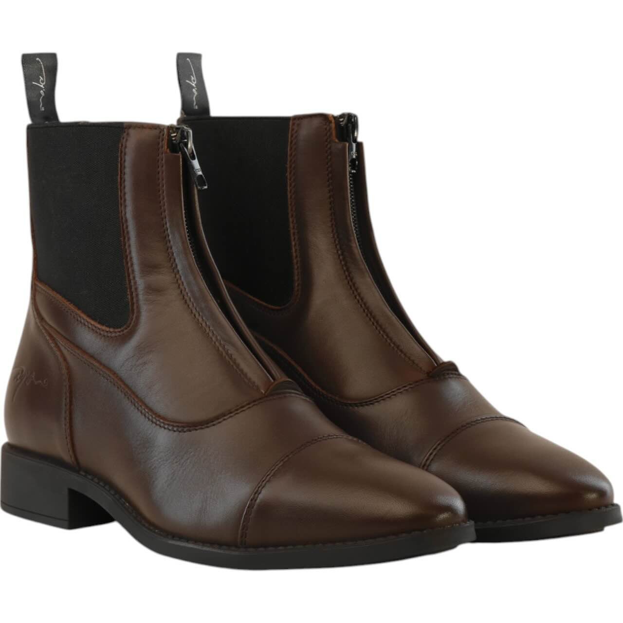 Dy´on Stiefeletten Frontreißverschluss Lederstiefelette Dy´on Stiefeletten Frontreißverschluss Lederstiefelette