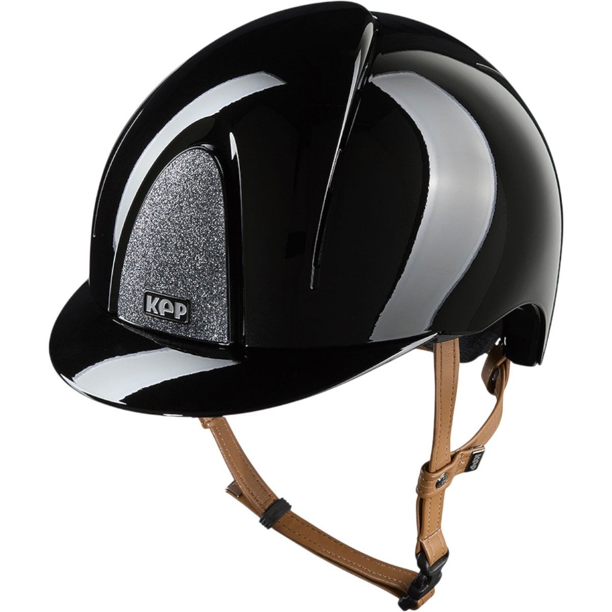 KEP Reithelm Smart Nova Metallpolitur Star Silver mit Beigen Kinnriemen KEP Reithelm Smart Nova Metallpolitur Star Silver mit Beigen Kinnriemen