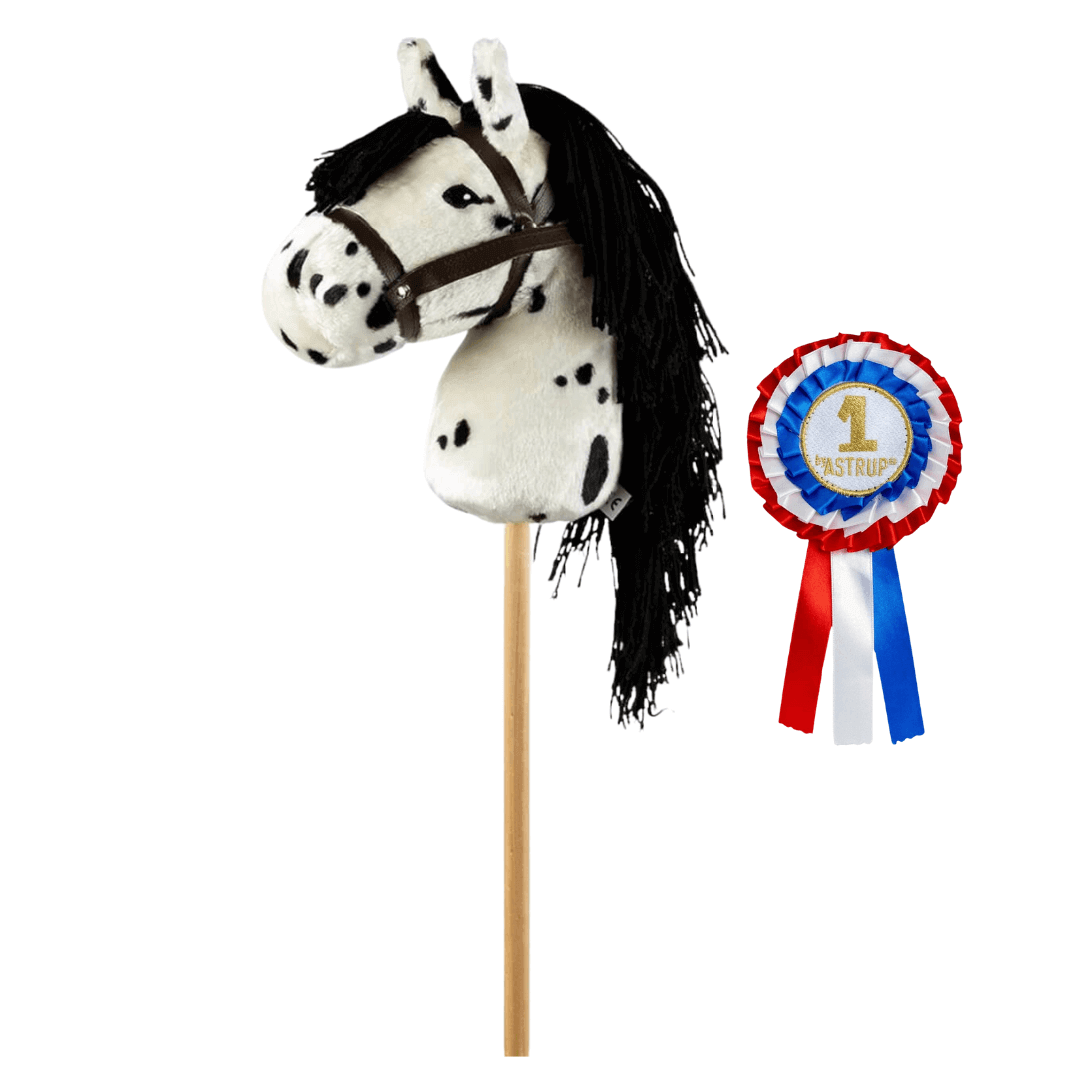 byAstrup Hobby Horse Turnierset - White Spotted byAstrup Hobby Horse Turnierset - White Spotted