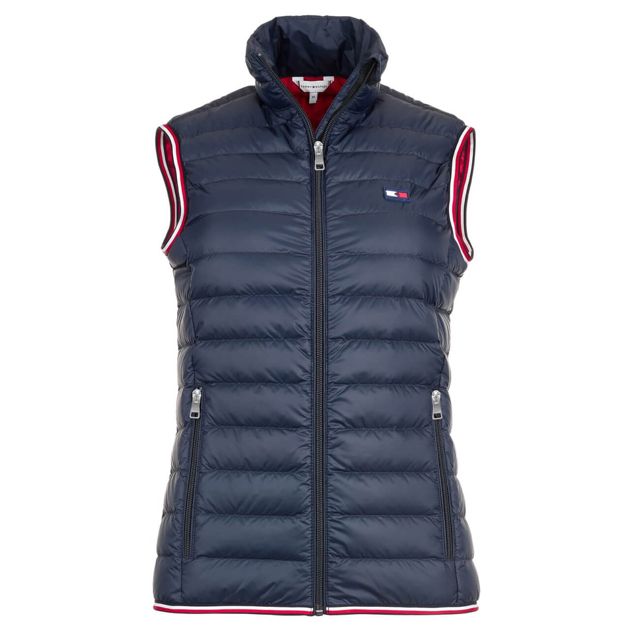 Tommy Hilfiger Equestrian Weste Damen Light Re-Down Daunenweste Tommy Hilfiger Equestrian Weste Damen Light Re-Down Daunenweste