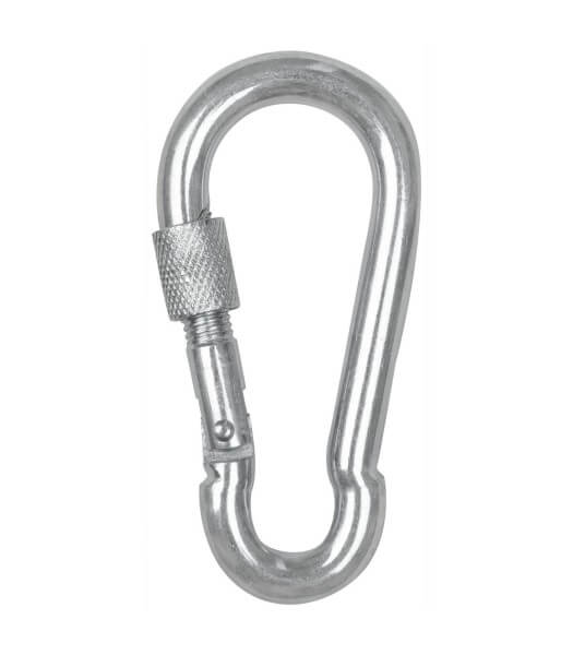 Sicherheits-Karabiner mit Schraubverschluss Sicherheits-Karabiner mit Schraubverschluss