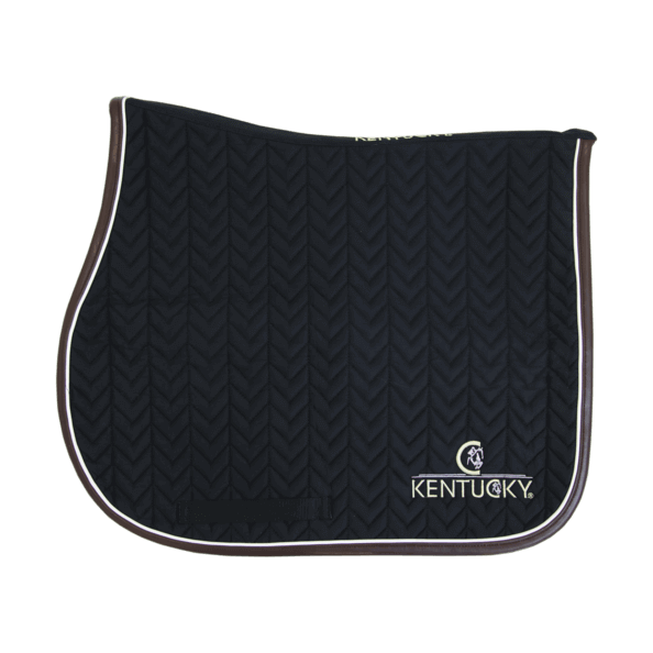 Kentucky Horsewear Springschabracke Leather Fishbone Sattelunterlage Kentucky Horsewear Springschabracke Leather Fishbone Sattelunterlage