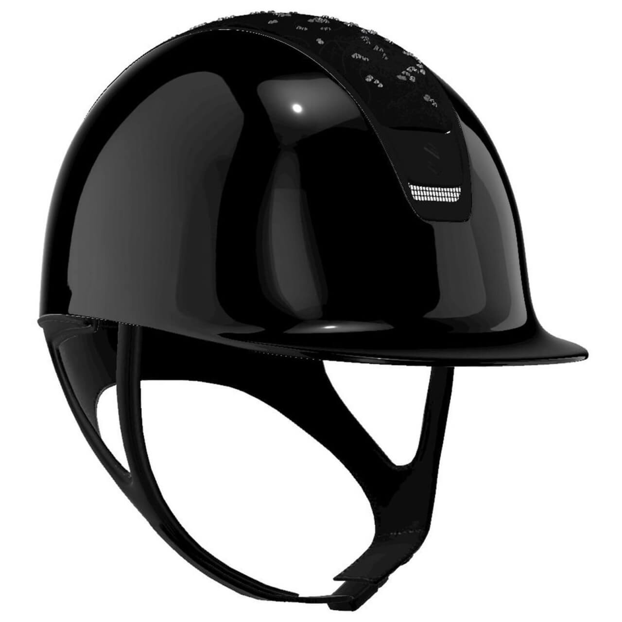 Samshield Reithelm 2.0 Black Shadowglossy Top Crystal Leaf Trim Matt Black Blason Matt Black Samshield Reithelm 2.0 Black Shadowglossy Top Crystal Leaf Trim Matt Black Blason Matt Black
