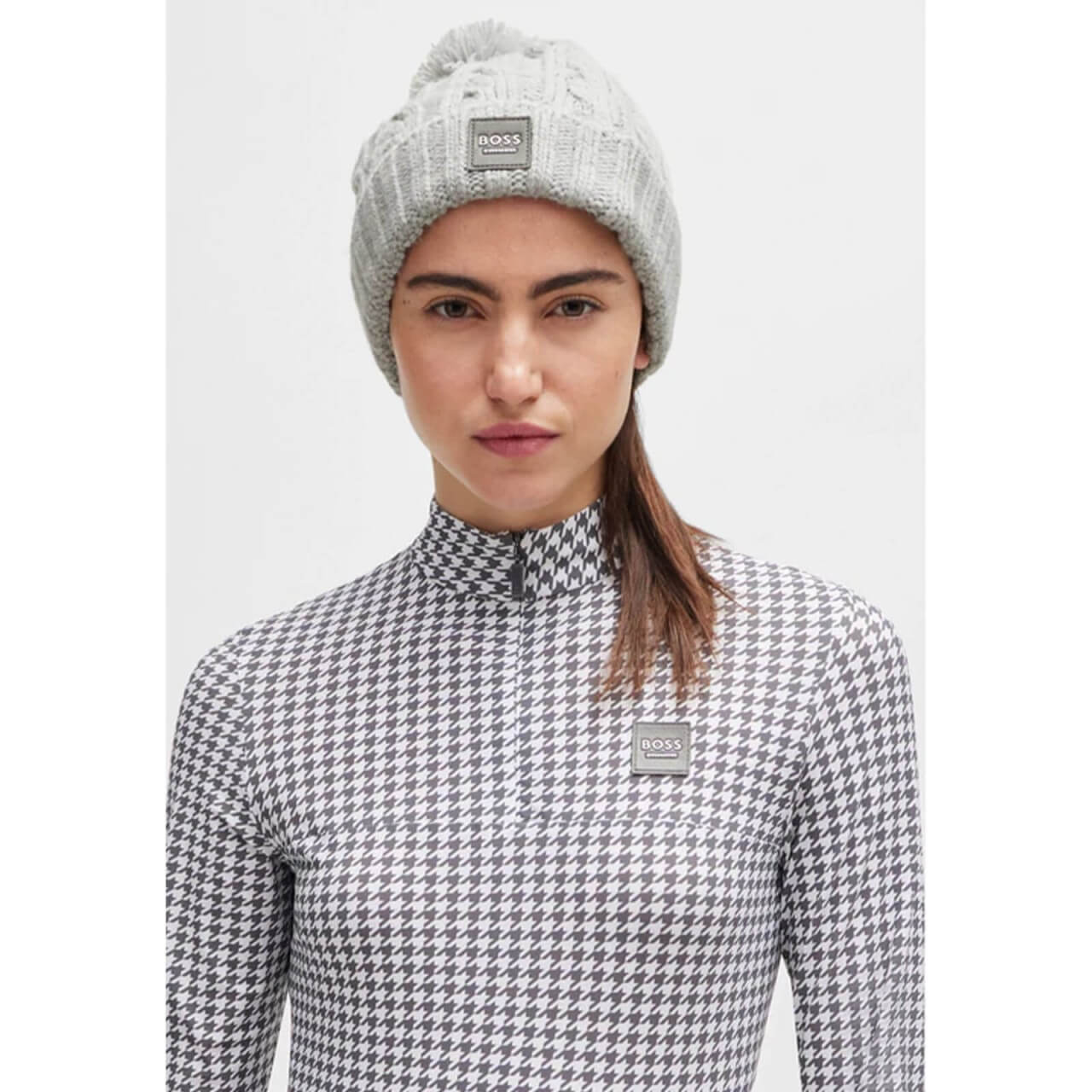 Boss Equestrian Bommelmütze Damen HW 2024 Mütze Boss Equestrian Bommelmütze Damen HW 2024 Mütze