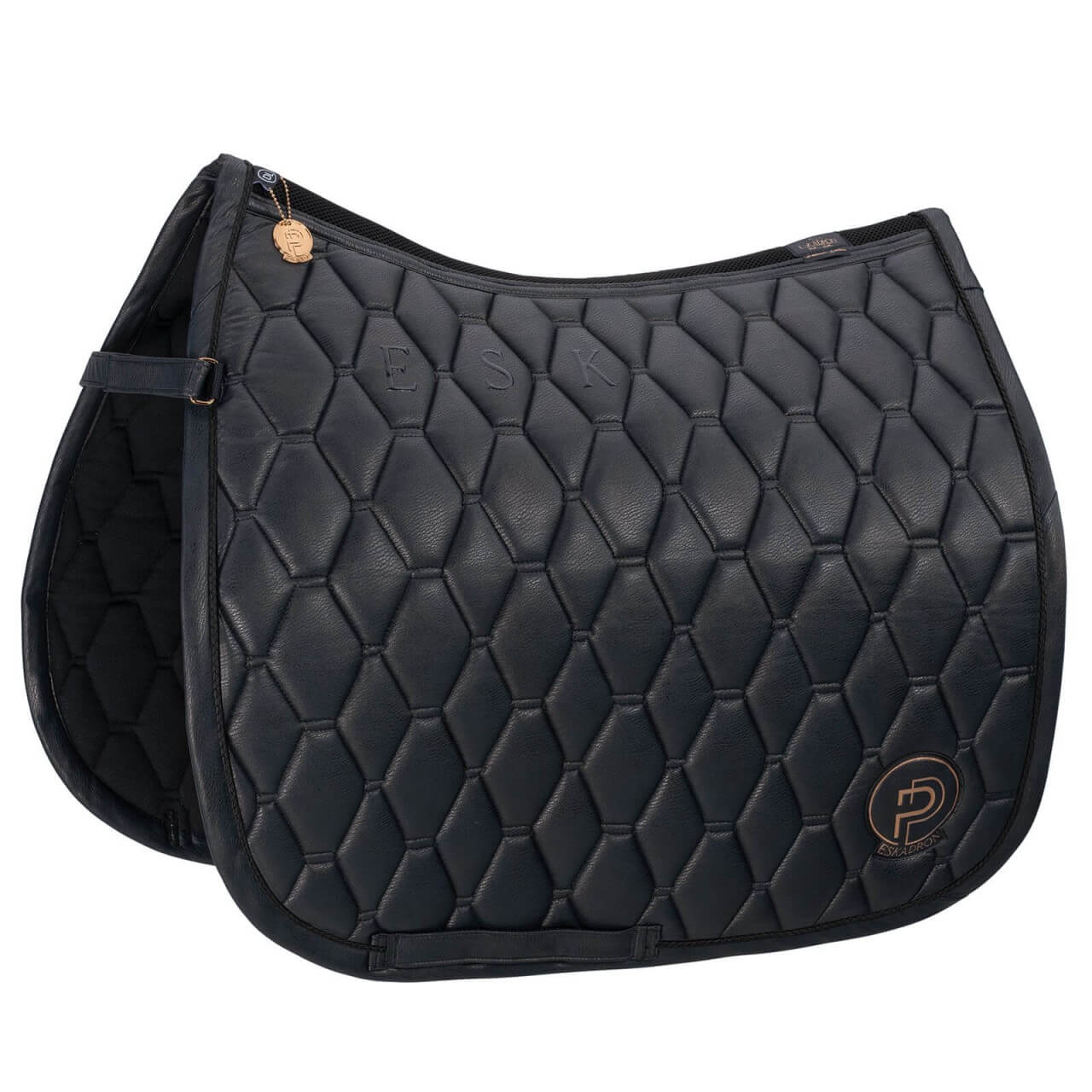 Eskadron Schabracke Metallic Faux Leather Platinum 2023 Satteldecke Eskadron Schabracke Metallic Faux Leather Platinum 2023 Satteldecke