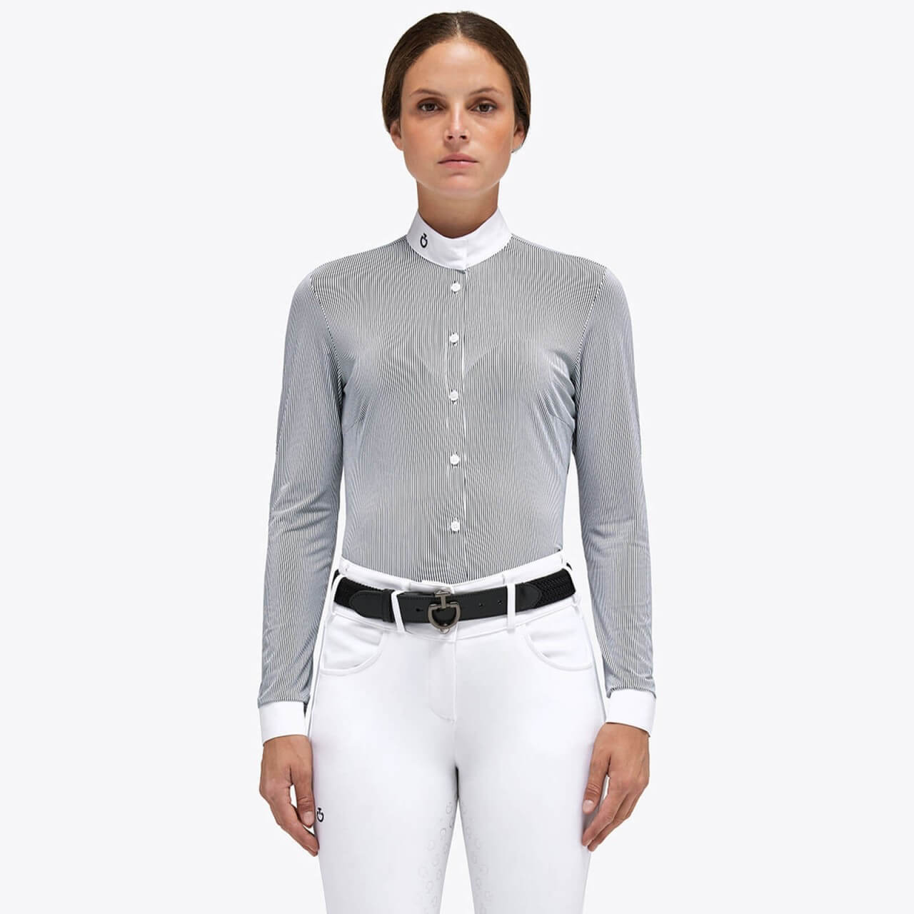 Cavalleria Toscana Turniershirt Damen Tech Piquet L/S Competition Shirt Langarmshirt Cavalleria Toscana Turniershirt Damen Tech Piquet L/S Competition Shirt Langarmshirt