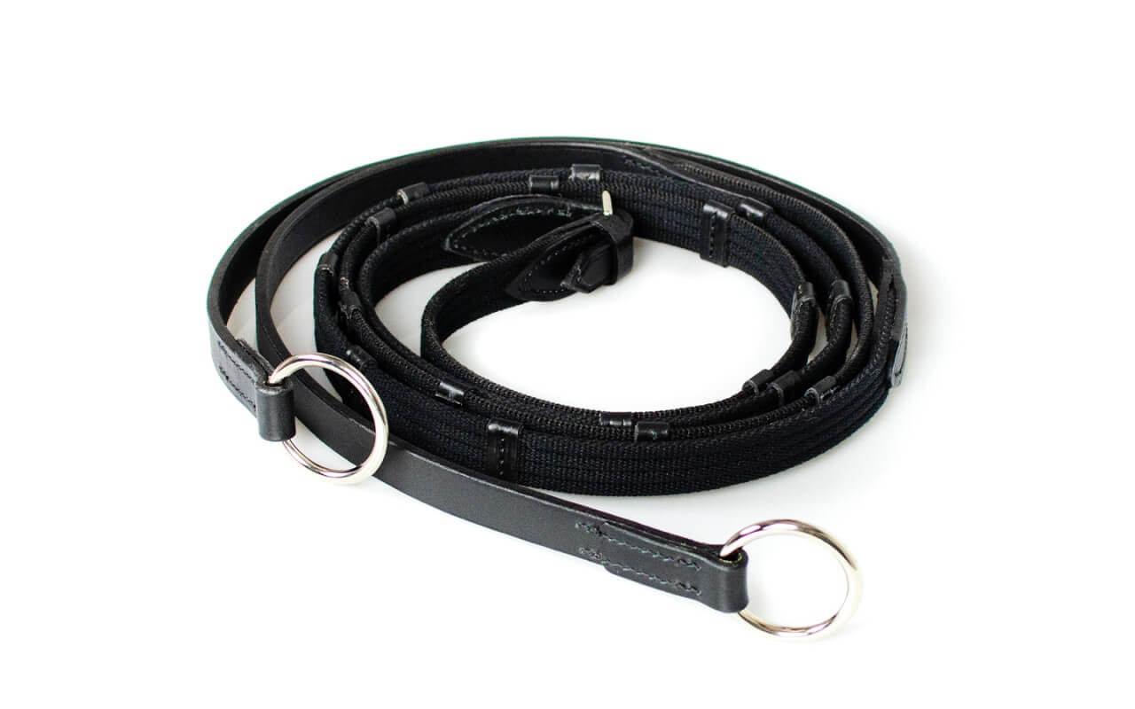 Stübben Reitzügel Gurtzügel mit 9 Lederstegen und Ringen Stübben Reitzügel Gurtzügel mit 9 Lederstegen und Ringen