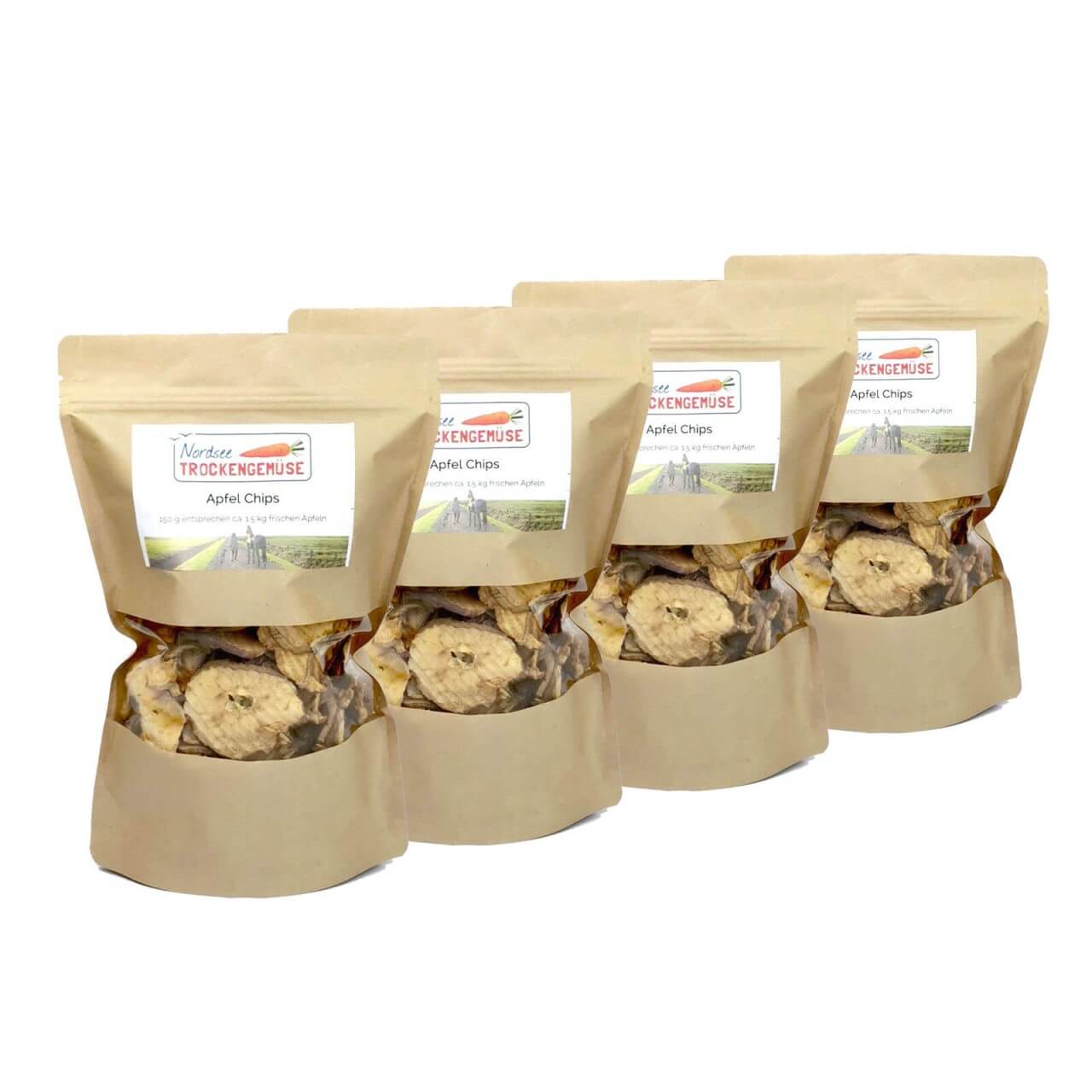 Nordsee Trockengemüse Apfel Chips 3+1 Nordsee Trockengemüse Apfel Chips 3+1