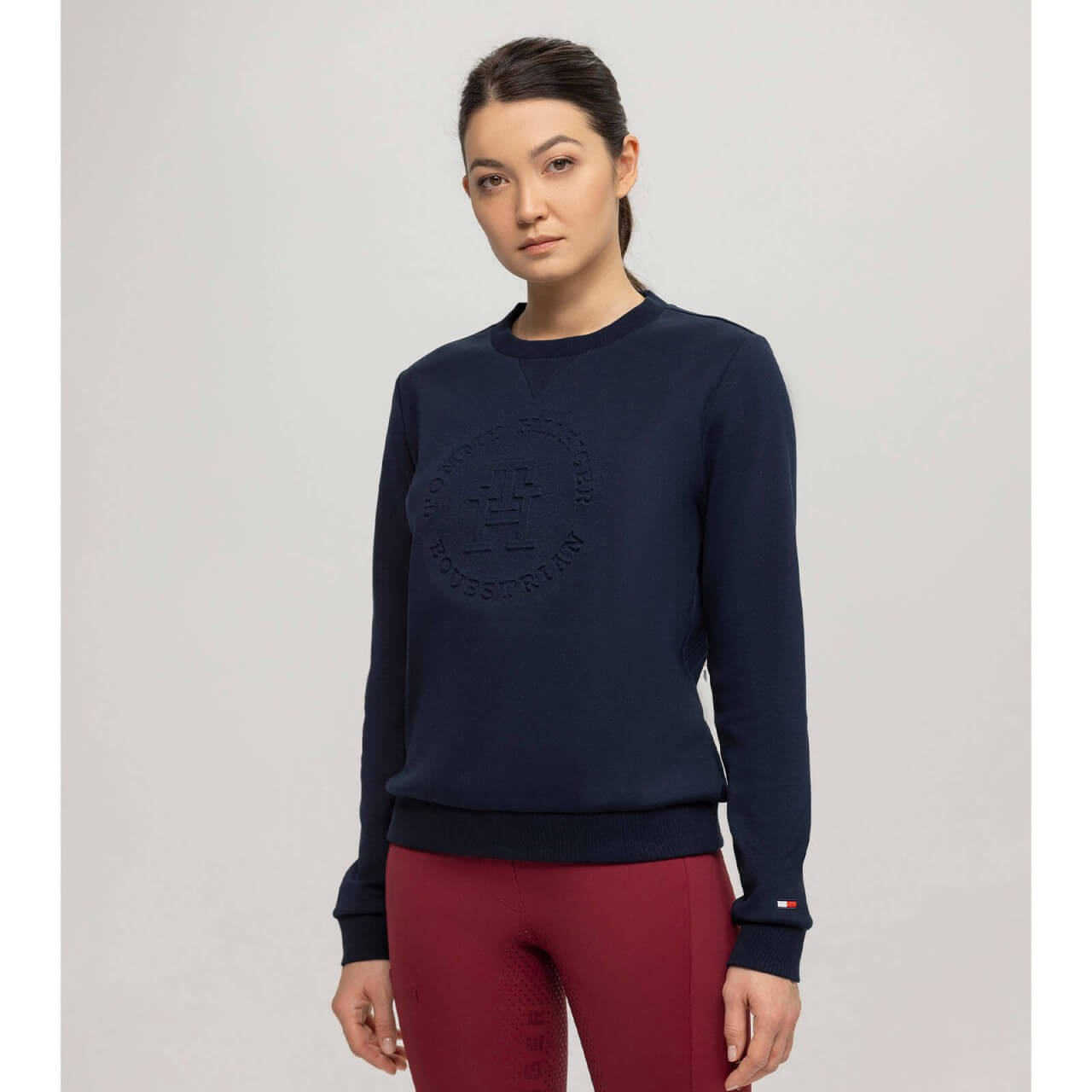 Tommy Hilfiger Equestrian Pullover Damen Illinois Graphik HW 2024 Sweatshirt Tommy Hilfiger Equestrian Pullover Damen Illinois Graphik HW 2024 Sweatshirt