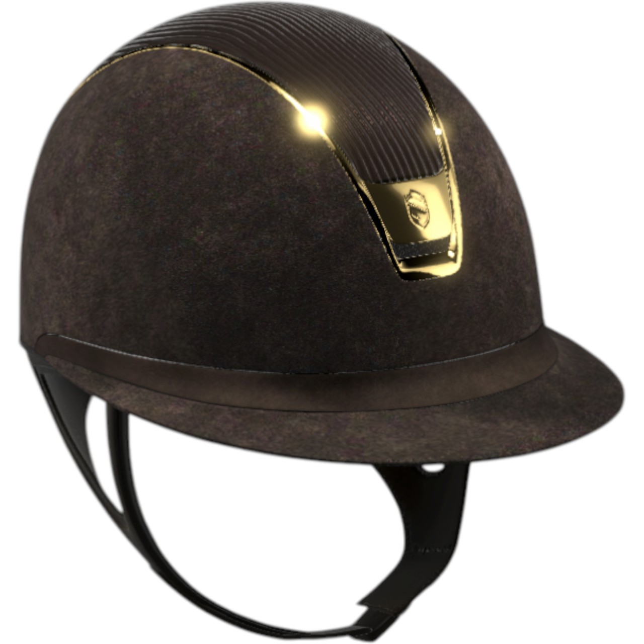 Samshield Reithelm Miss Premium Brown Leather Brown Chrome Gold L | kavalio - für mich und mein Pferd