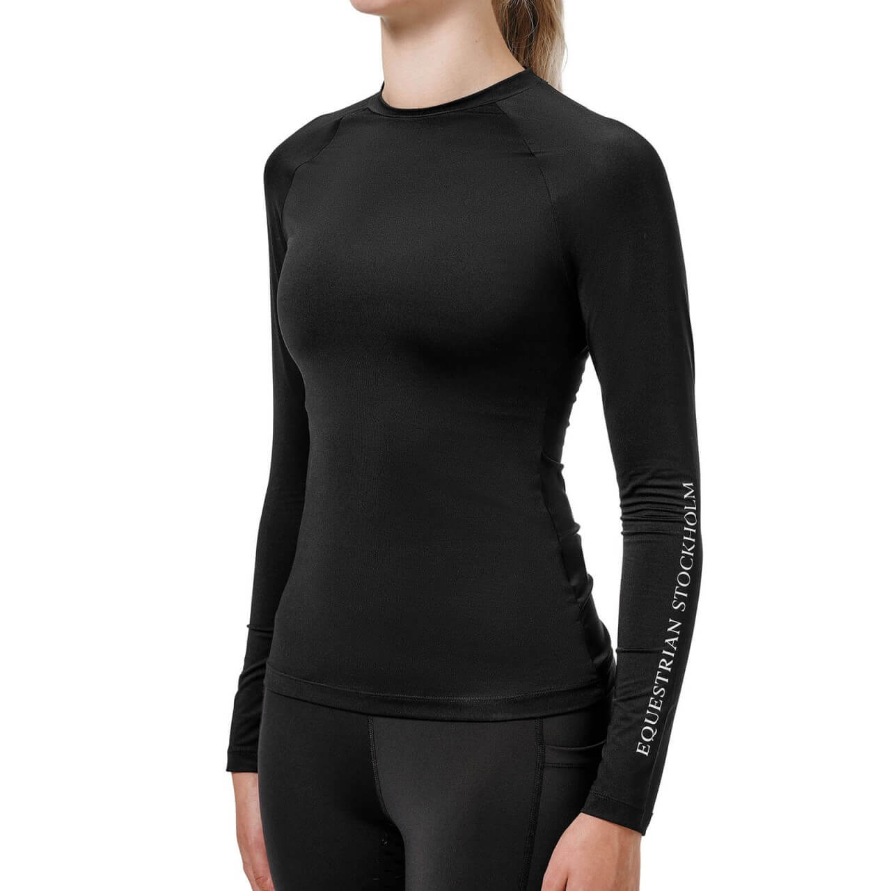 Equestrian Stockholm  Funktionsshirt Dynamic Base layer Top Black Langarmshirt Equestrian Stockholm  Funktionsshirt Dynamic Base layer Top Black Langarmshirt
