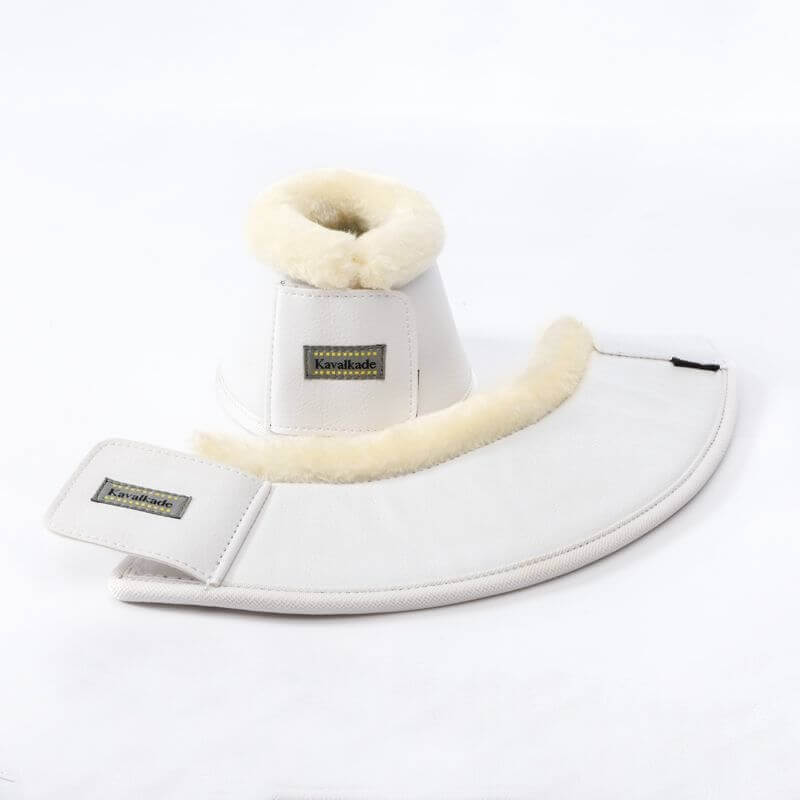 Kavalkade Hufglocken mit Kunstfellrand Hufschutz Kavalkade Hufglocken mit Kunstfellrand Hufschutz