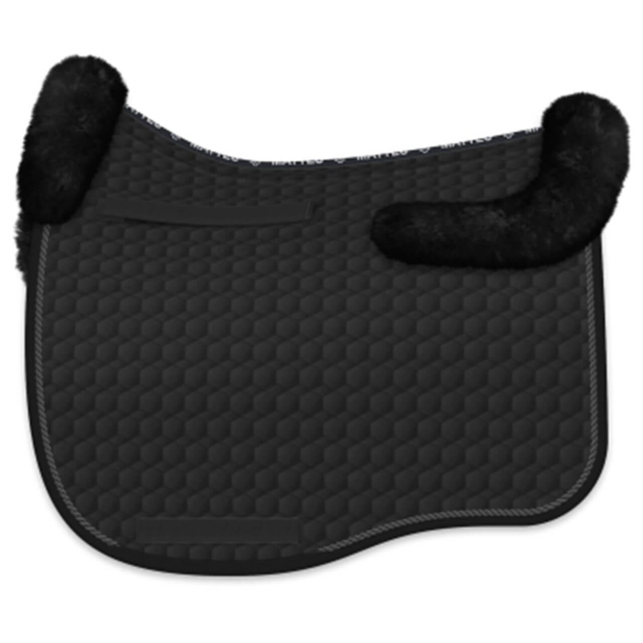 Mattes Schabracke Dressur Eurofit Lammfell schwarz Dressurschabracke Mattes Schabracke Dressur Eurofit Lammfell schwarz Dressurschabracke