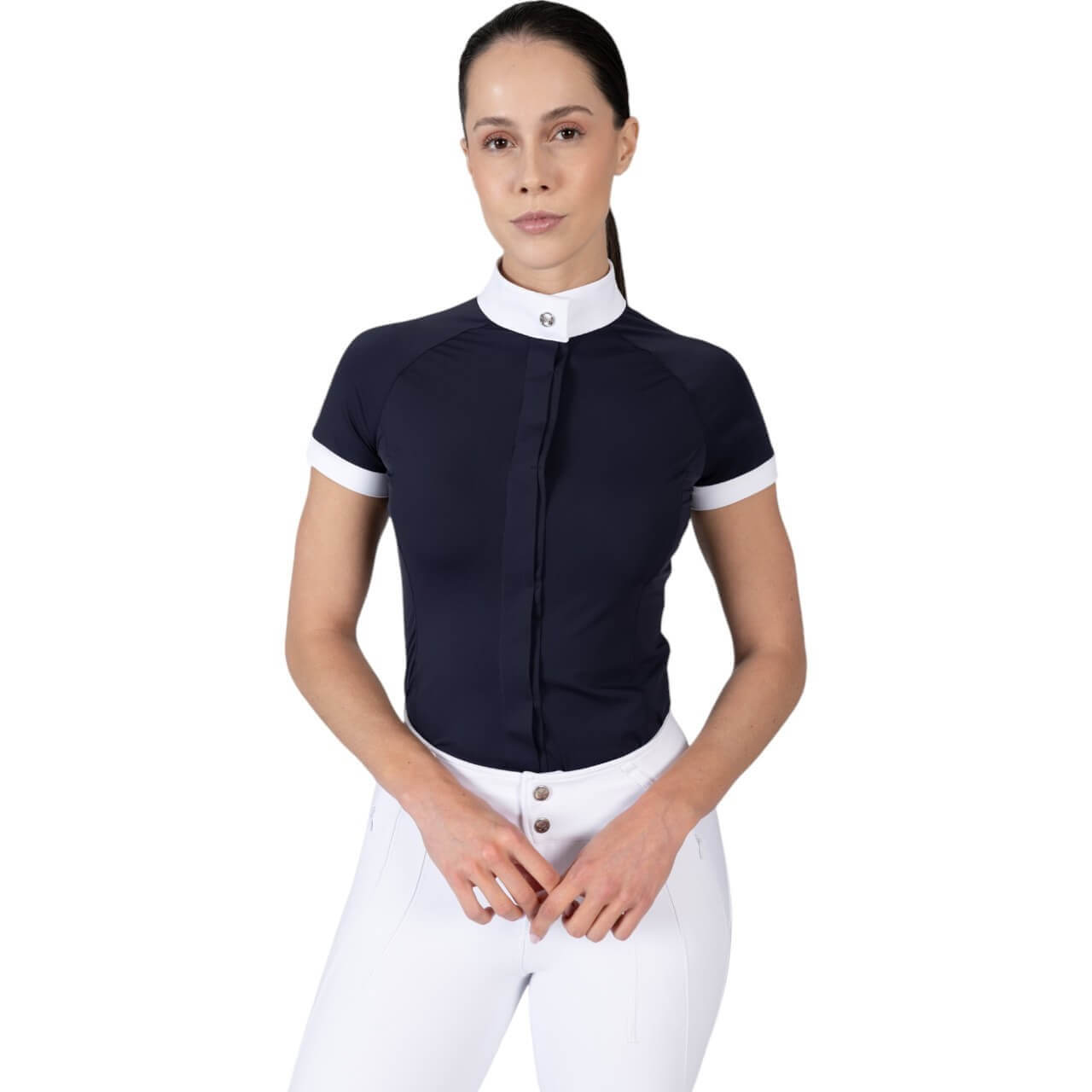 Maximilian Equestrian Turniershirt Damen Kurzarm Aira Competition Collection Shirt Maximilian Equestrian Turniershirt Damen Kurzarm Aira Competition Collection Shirt
