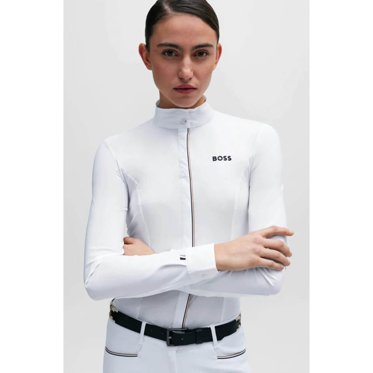 Boss Equestrian Turnierbluse Emma Signature FS 2024 Turniershirt Boss Equestrian Turnierbluse Emma Signature FS 2024 Turniershirt