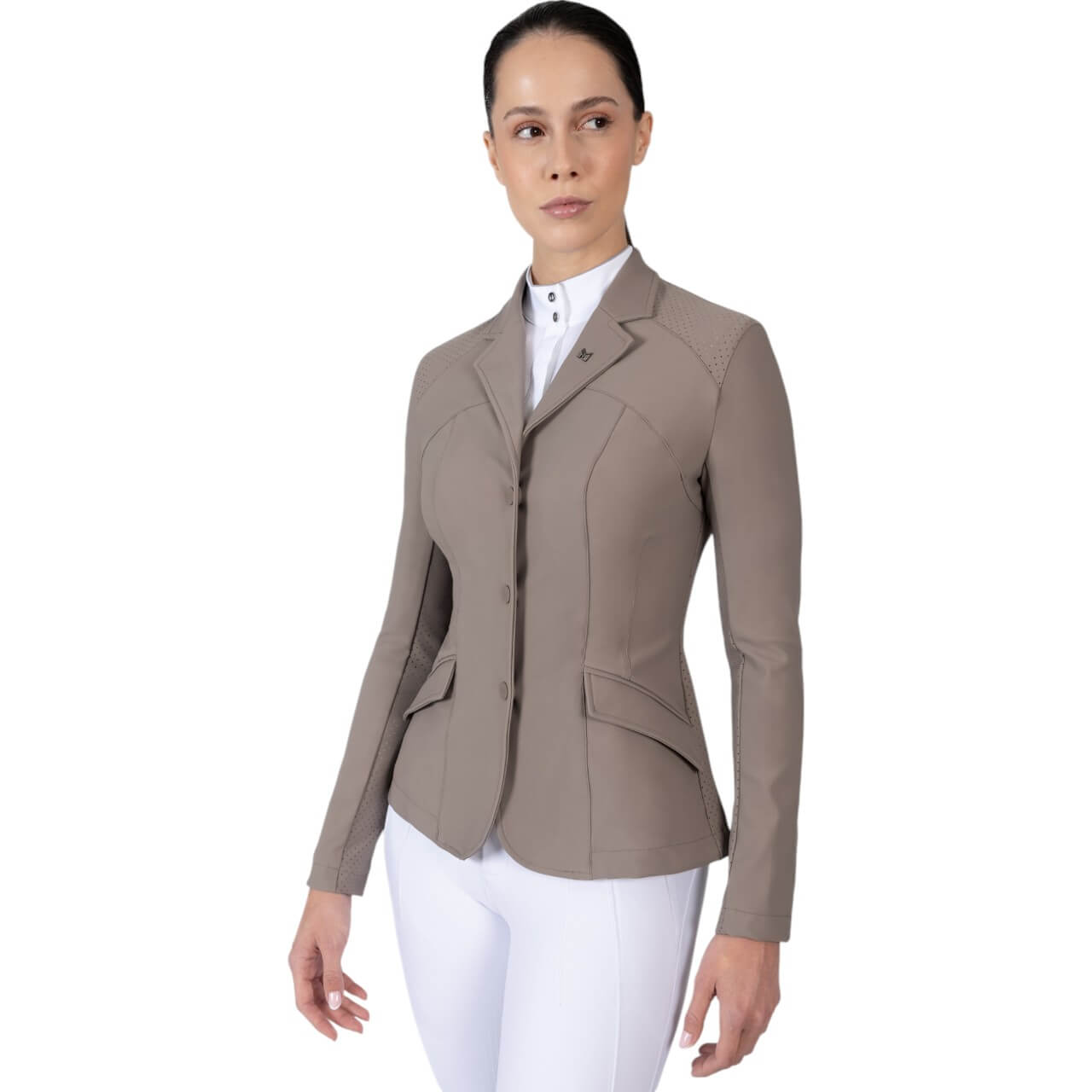 Maximilian Equestrian Turnierjacket Damen Aura Competition Collection Jacket Taupe L | kavalio - für mich und mein Pferd