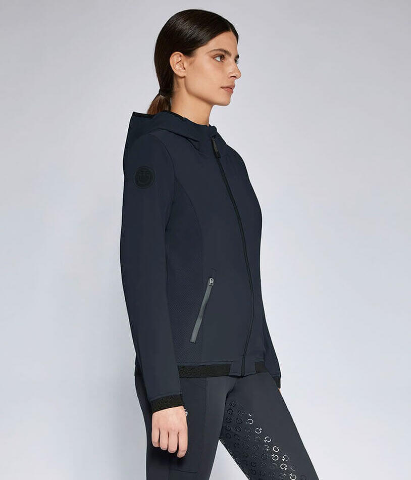 Cavalleria Toscana Jacke Damen CT Perforated Jersey Hooded Softshell Jacket FS 2024 Softshelljacke Cavalleria Toscana Jacke Damen CT Perforated Jersey Hooded Softshell Jacket FS 2024 Softshelljacke