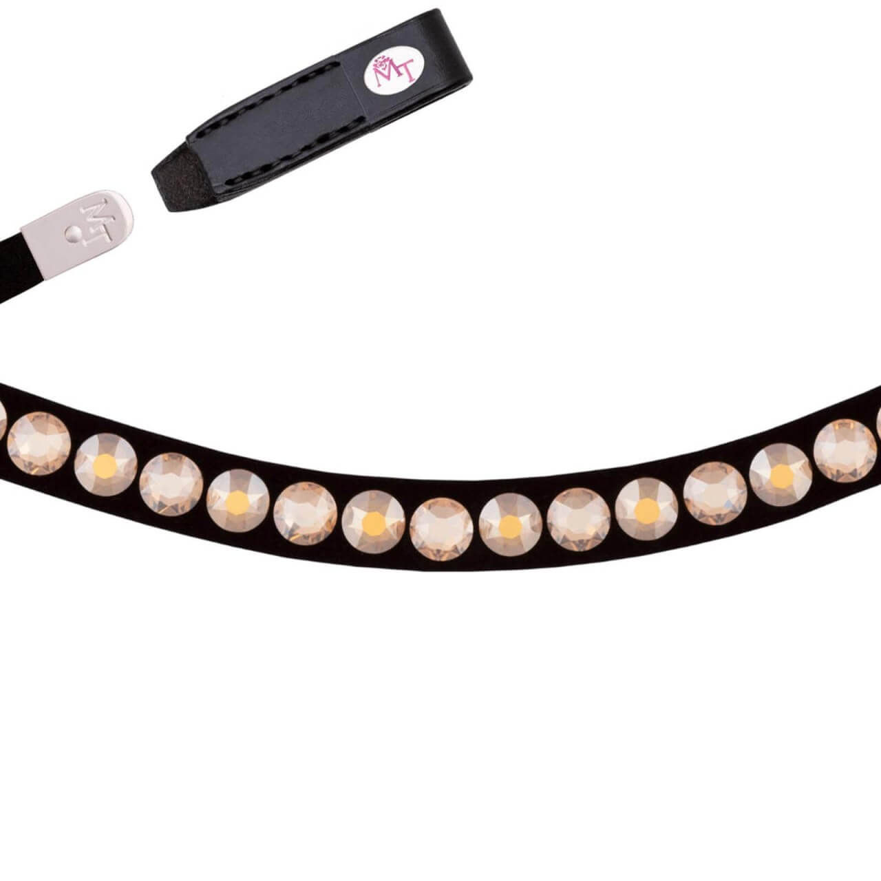 MagicTack Bling Swing Metallic Sunshine Stirnriemen Trense MagicTack Bling Swing Metallic Sunshine Stirnriemen Trense