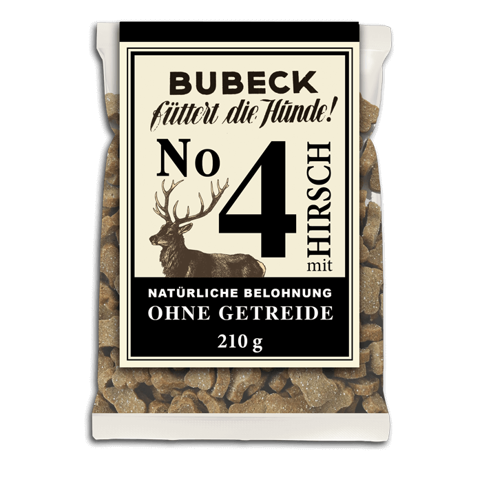BUBECK Hundeleckerlis Hundekuchen No. 4 mit Hirsch BUBECK Hundeleckerlis Hundekuchen No. 4 mit Hirsch