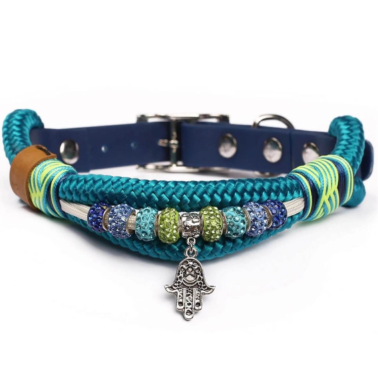 Emmy & Pepe Halsband Maui mit Perlen Tauhalsband Hundehalsband Emmy & Pepe Halsband Maui mit Perlen Tauhalsband Hundehalsband