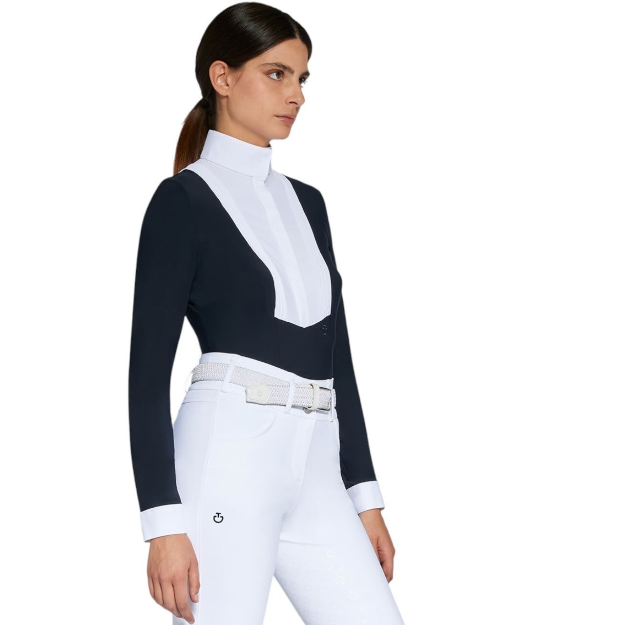 Cavalleria Toscana Turniershirt Damen Langarm American HW 2025 Competition Shirt Cavalleria Toscana Turniershirt Damen Langarm American HW 2025 Competition Shirt