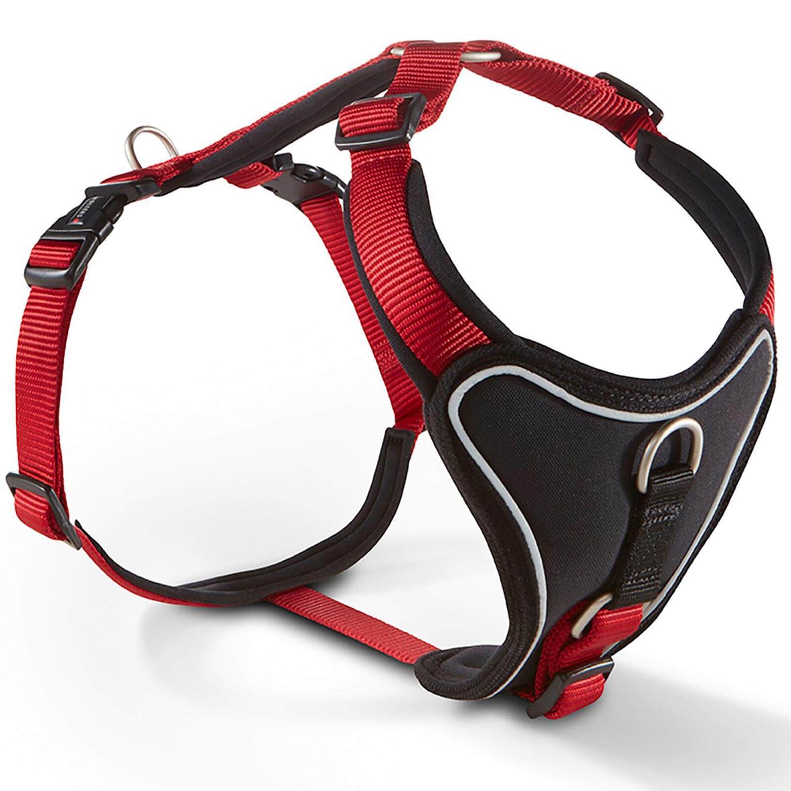 Wolters Geschirr Professional Comfort Hundegeschirr Rot/Schwarz 2 A | kavalio - für mich und mein Pferd