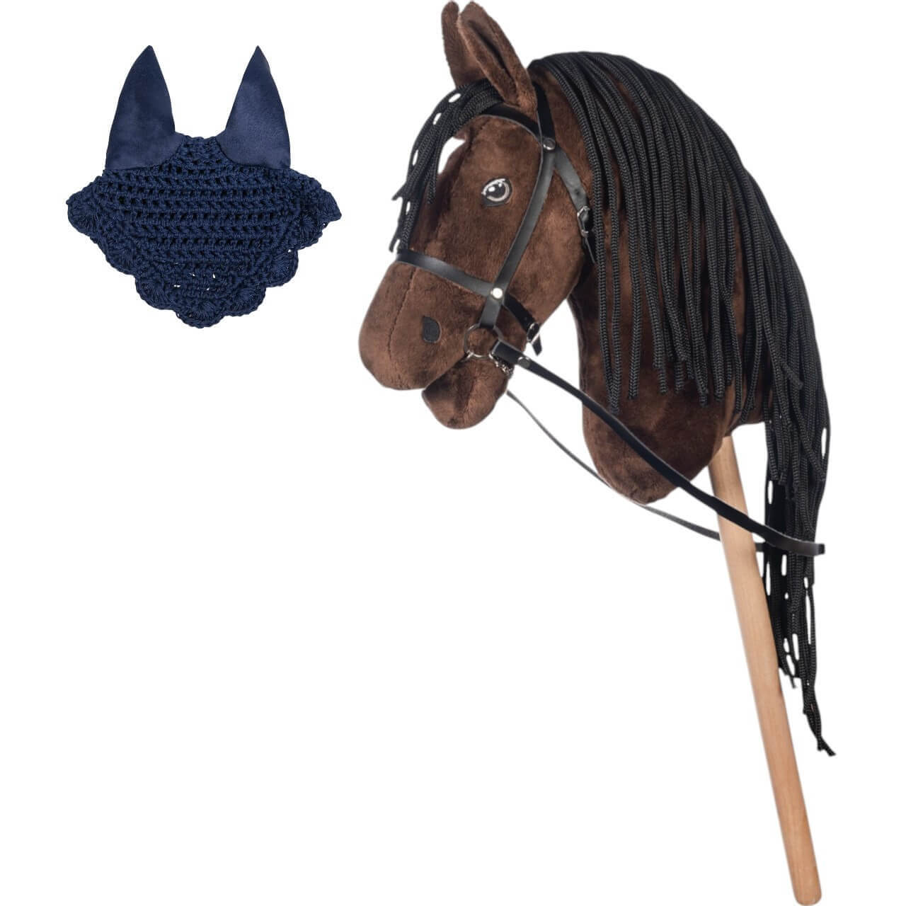 HKM Kids Hobby Horse Starterset- Steckenpferd Braun mit Trense und Fliegenmütze HKM Kids Hobby Horse Starterset- Steckenpferd Braun mit Trense und Fliegenmütze