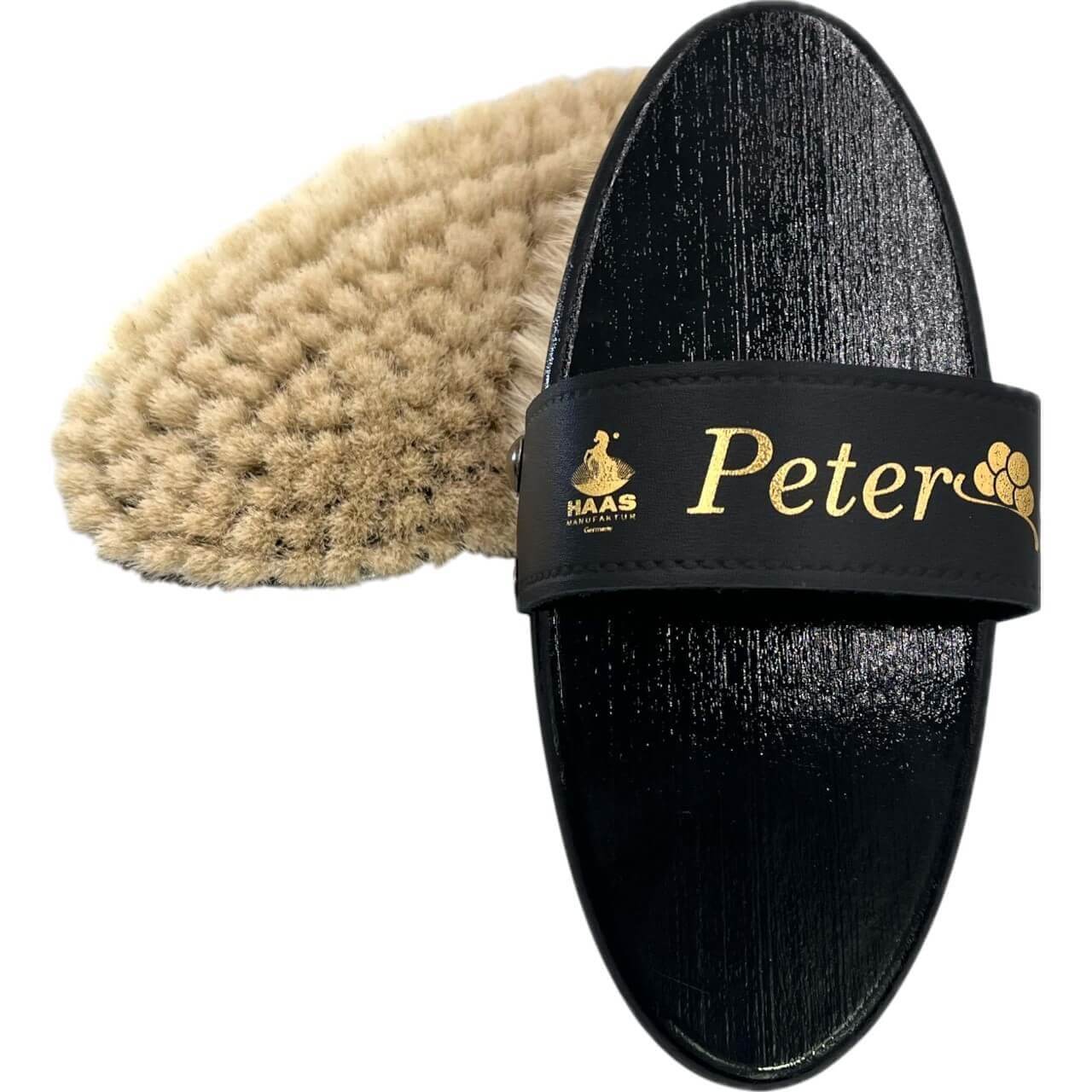 Haas Ziegenhaarbürste Peter Pferdebürste Haas Ziegenhaarbürste Peter Pferdebürste