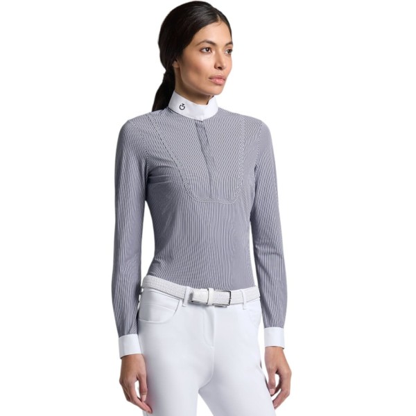 Turniershirt Damen Langarm Stripes HW 2025 Competition Shirt Turniershirt Damen Langarm Stripes HW 2025 Competition Shirt