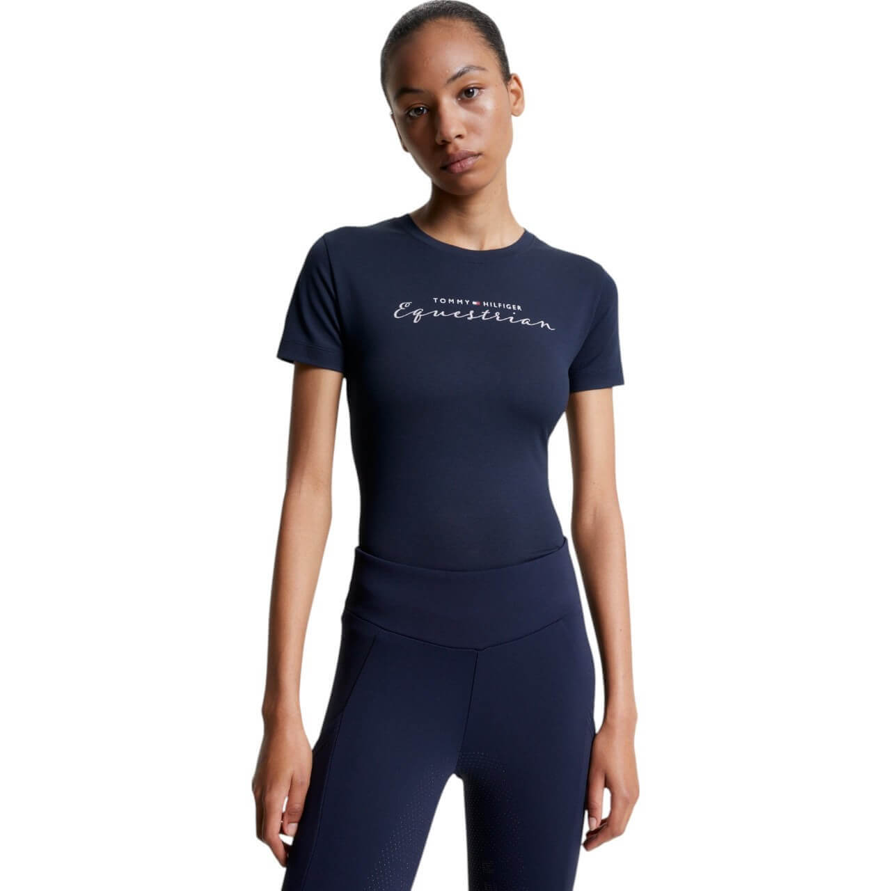 Tommy Hilfiger Equestrian Short Sleeve Damen Brooklyn Graphic T-Shirt Tommy Hilfiger Equestrian Short Sleeve Damen Brooklyn Graphic T-Shirt