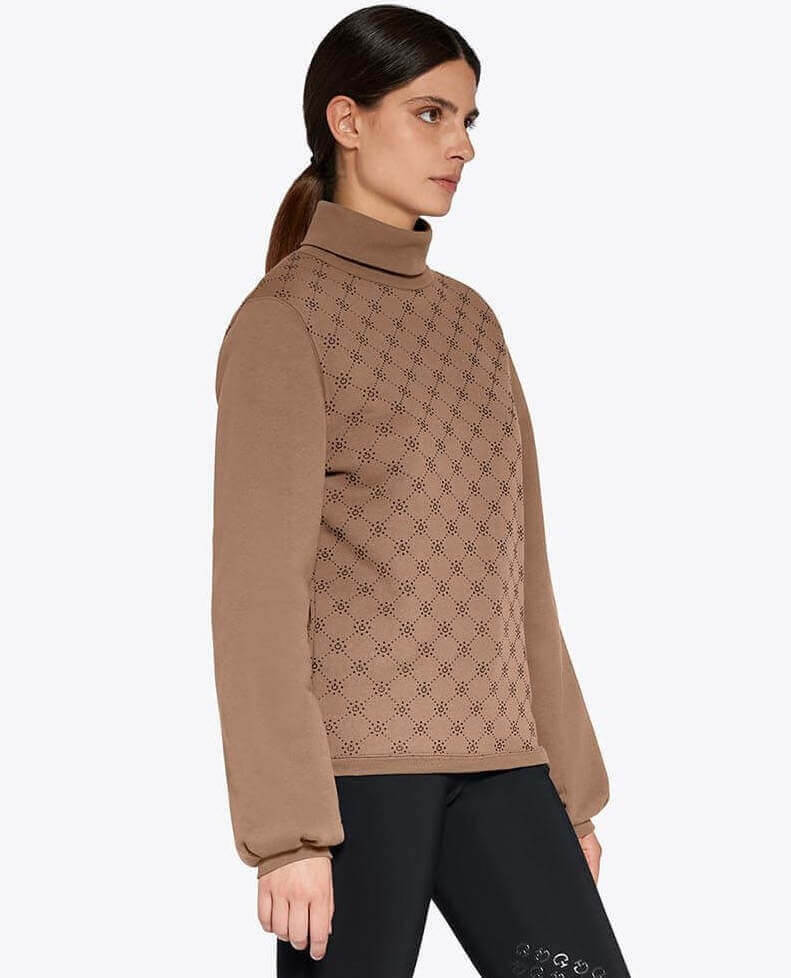 Cavalleria Toscana Rollkragenpullover CT Orbit Flock Turtleneck Sweatshirt HW 2023 Cavalleria Toscana Rollkragenpullover CT Orbit Flock Turtleneck Sweatshirt HW 2023