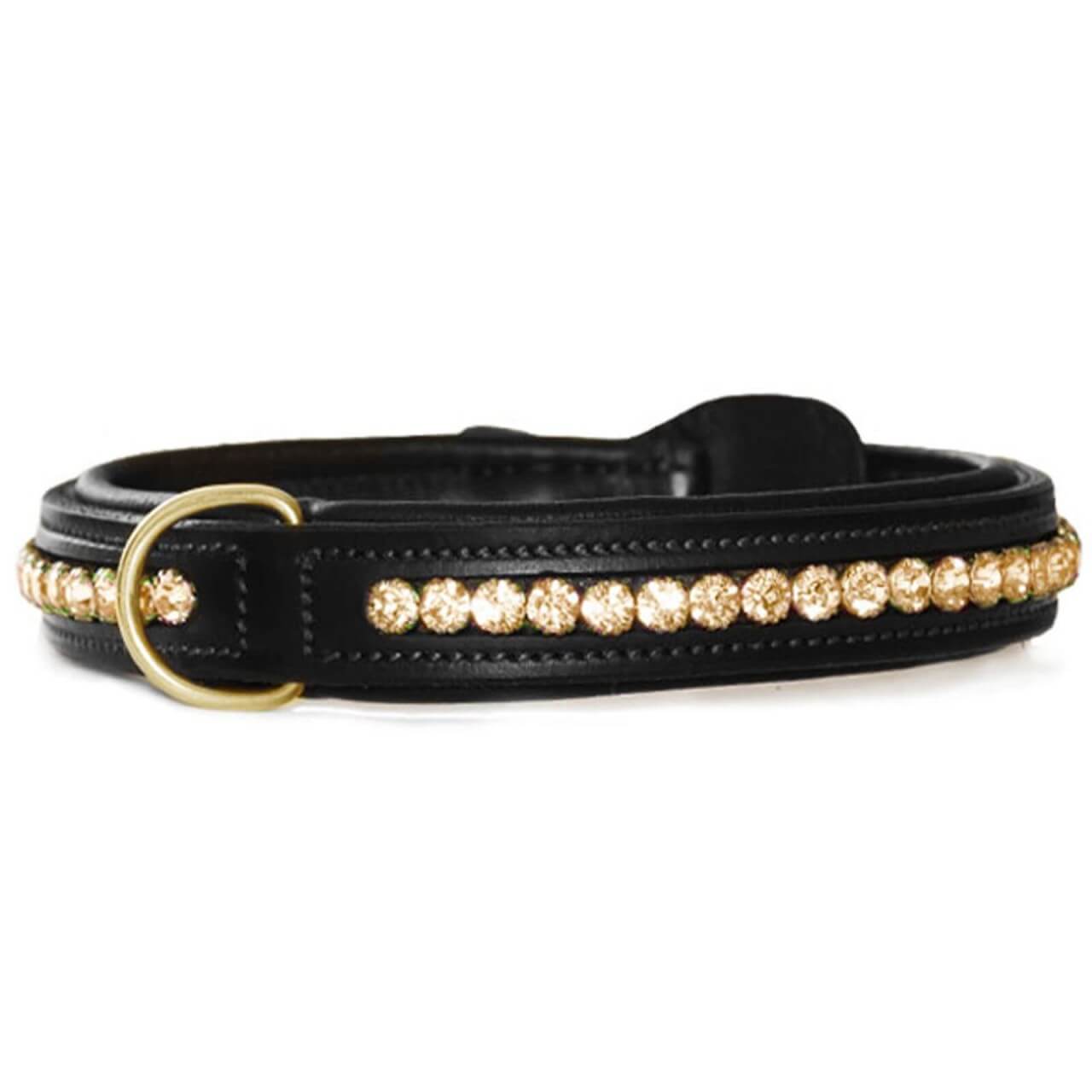 Equestrian Stockholm Hundehalsband Champagne Lederhalsband Equestrian Stockholm Hundehalsband Champagne Lederhalsband