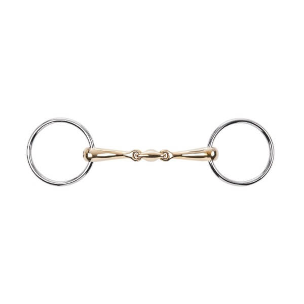 Wassertrense Doppelt Gebrochen KAUGAN®-Shaped 16 mm Gebiss Wassertrense Doppelt Gebrochen KAUGAN®-Shaped 16 mm Gebiss