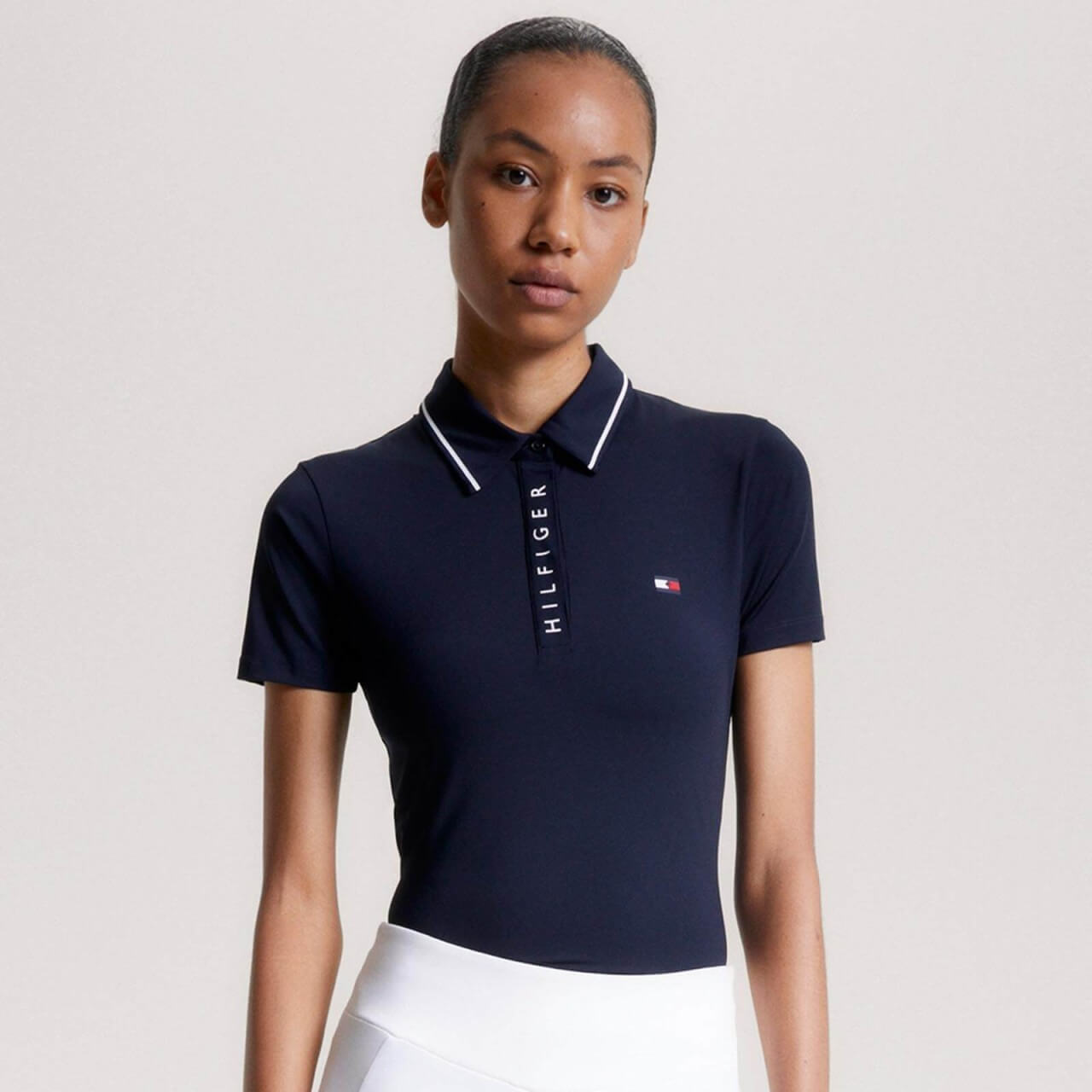 Tommy Hilfiger Equestrian Poloshirt Damen Harlem Trainingsshirt Tommy Hilfiger Equestrian Poloshirt Damen Harlem Trainingsshirt