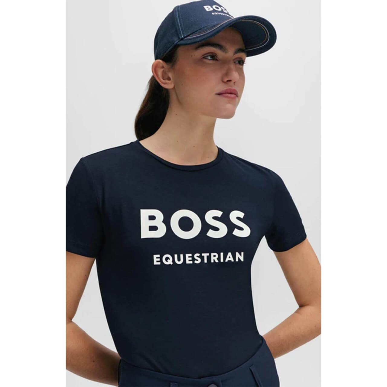 Boss Equestrian T-Shirt Damen Maya Sky Captain FS 2024 Shirt Boss Equestrian T-Shirt Damen Maya Sky Captain FS 2024 Shirt