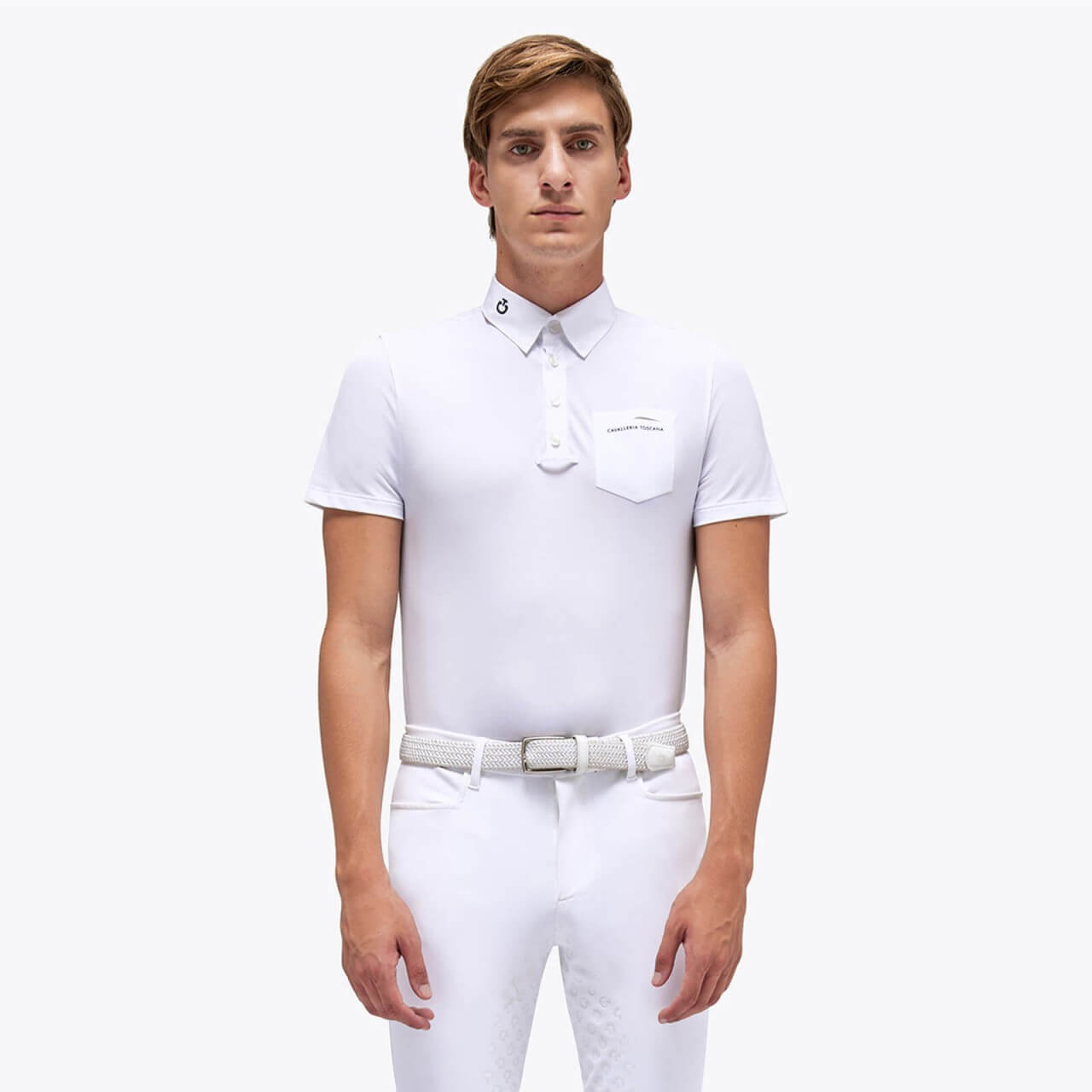 Cavalleria Toscana Poloshirt Herren S/S Tech Piquet Button Polo w/ Chest Pocket Kurzarmshirt Cavalleria Toscana Poloshirt Herren S/S Tech Piquet Button Polo w/ Chest Pocket Kurzarmshirt