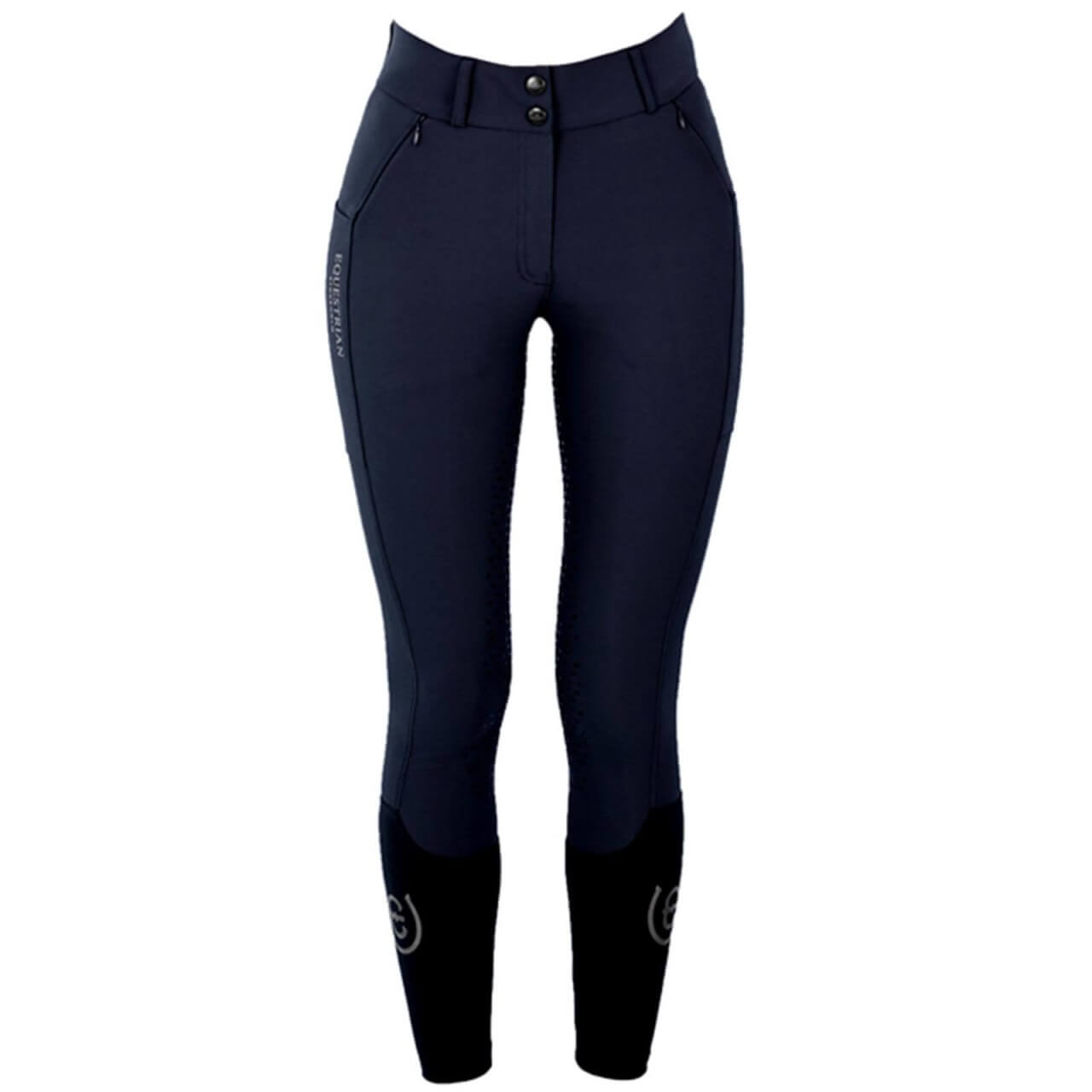 Equestrian Stockholm Reithose Damen Full-Grip Dressage Elite Midnight Blue Damenreithose Vollbesatz Equestrian Stockholm Reithose Damen Full-Grip Dressage Elite Midnight Blue Damenreithose Vollbesatz
