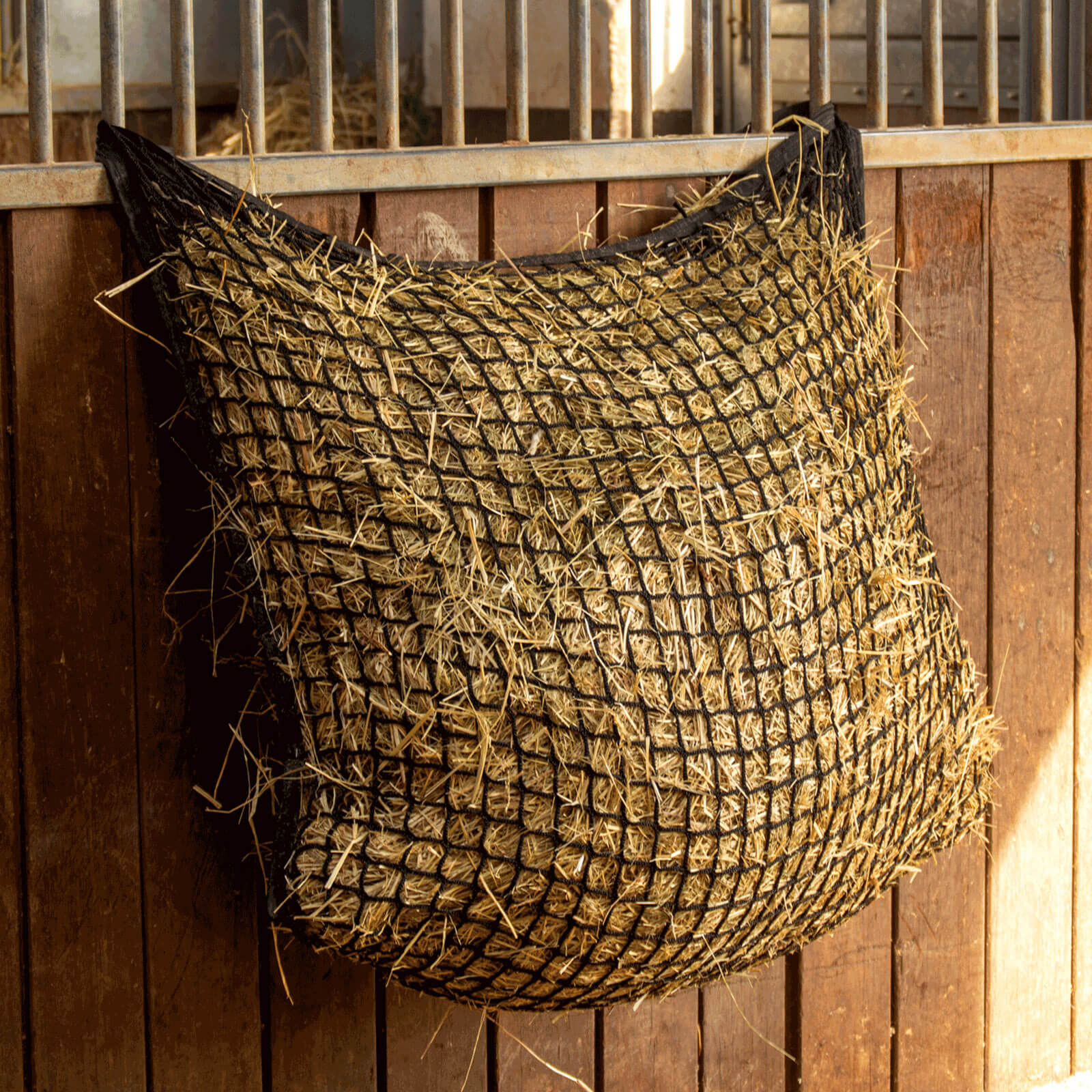 Waldhausen Knotenloses Heunetz, rechteckig Schwarz 160 x 100 cm | kavalio - für mich und mein Pferd