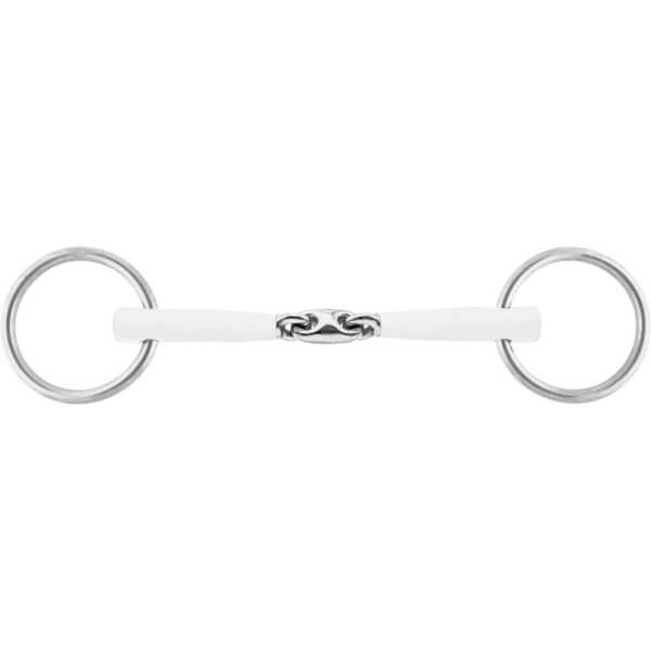 Unterlegtrense Doppelt Gebrochen 15 mm Kunststoffgebiss Unterlegtrense Doppelt Gebrochen 15 mm Kunststoffgebiss