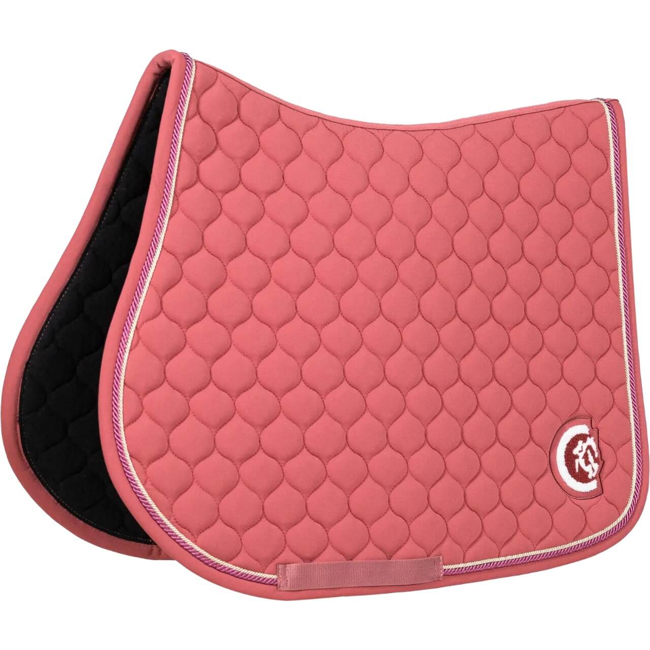 Kentucky Horsewear Springschabracke 3D Logo Onion Quilt Springen Schabracke Fuchsia Full | kavalio - für mich und mein Pferd