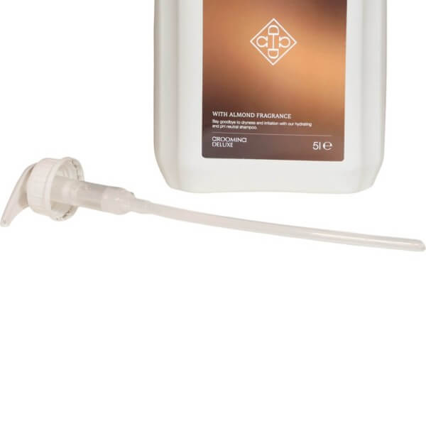 Pumpspender Aufsatz für Grooming Deluxe Mandelshampoo 5L Pumpspender Aufsatz für Grooming Deluxe Mandelshampoo 5L