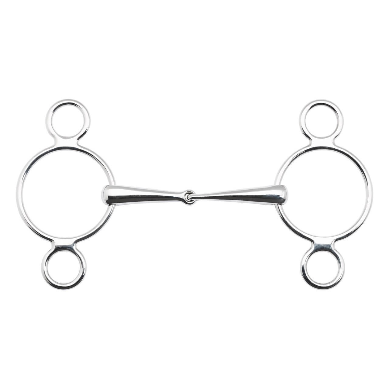 BUSSE 3 Ring Trense Einfach Gebrochen 16 mm Gebiss BUSSE 3 Ring Trense Einfach Gebrochen 16 mm Gebiss