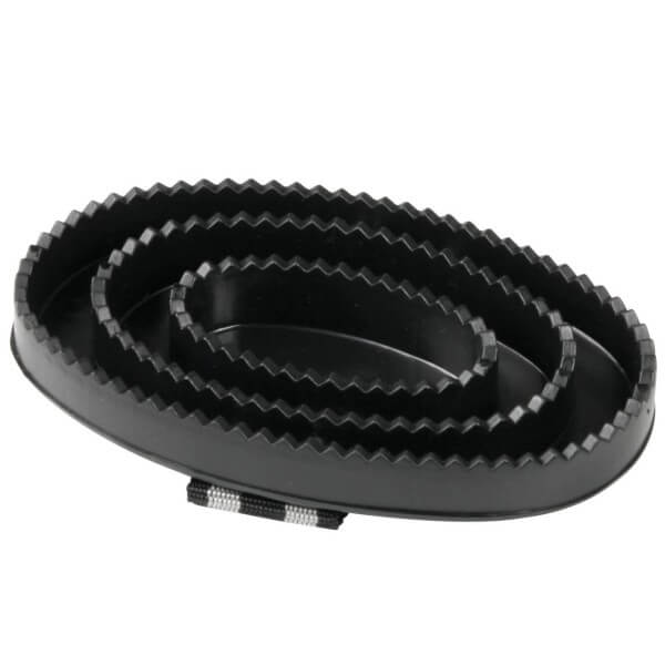 Plastikstriegel, oval Plastikstriegel, oval